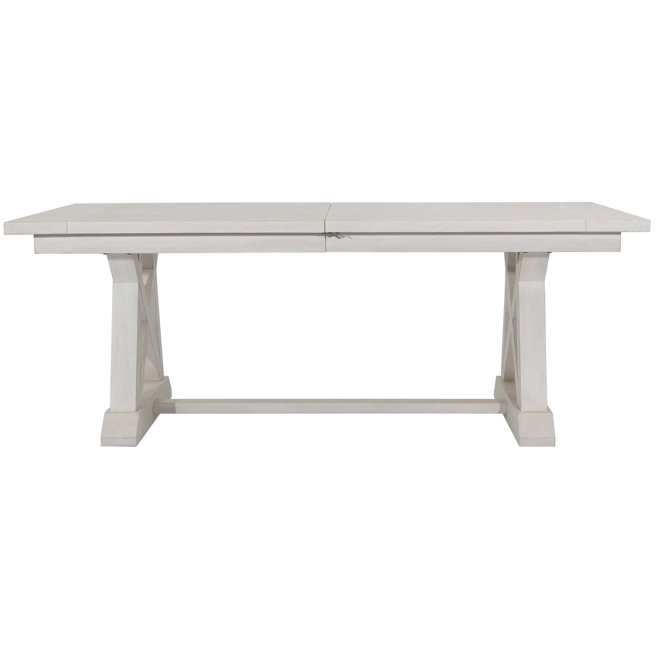 Joaquin Extendable Dining Table, Light Grey Wash - Image 3