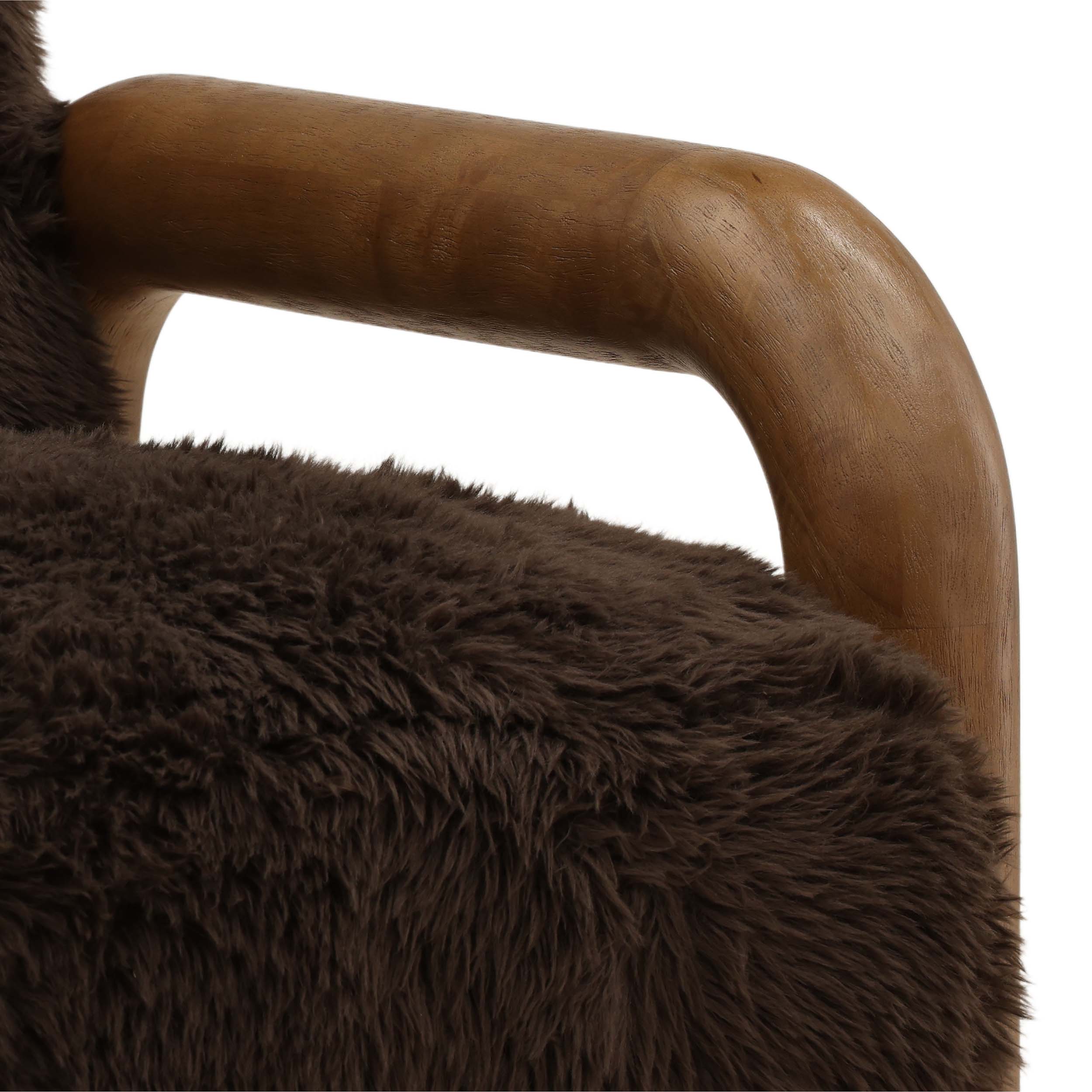Johnson Chair, Brown - Image 4
