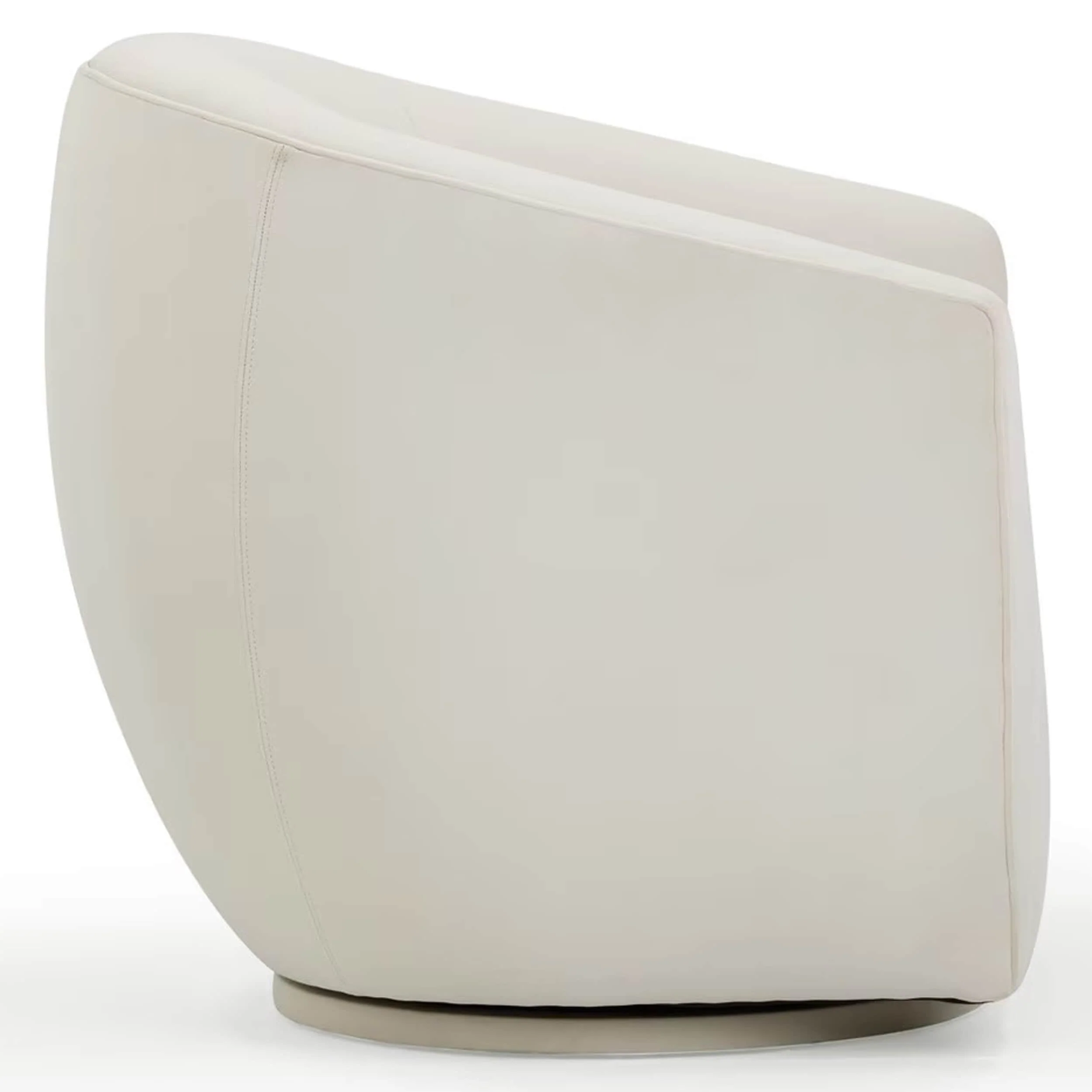 Jordan Swivel Chair, Cream - Image 3