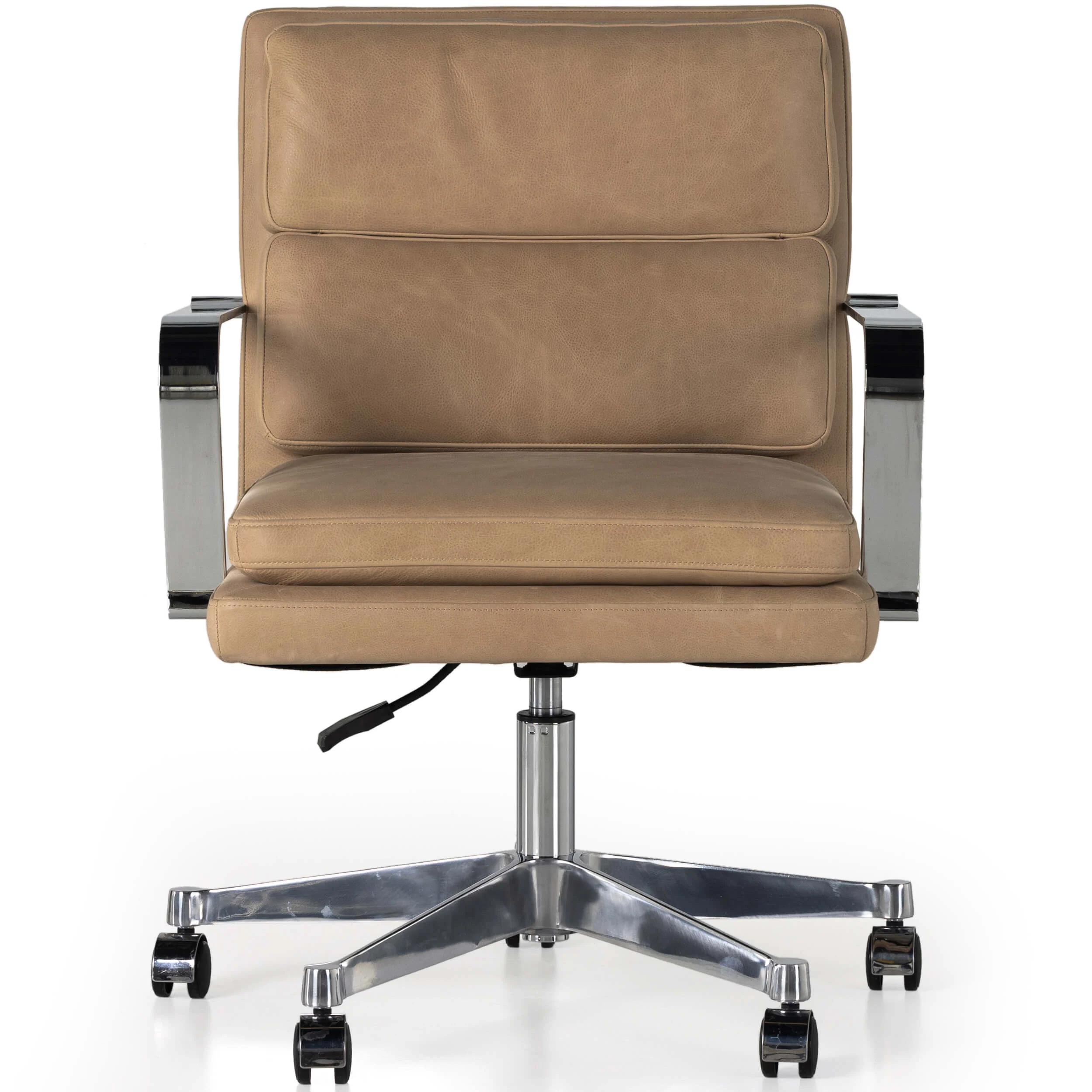 Jude Leather Desk Chair, Palermo Nude by Four Hands - Image 2