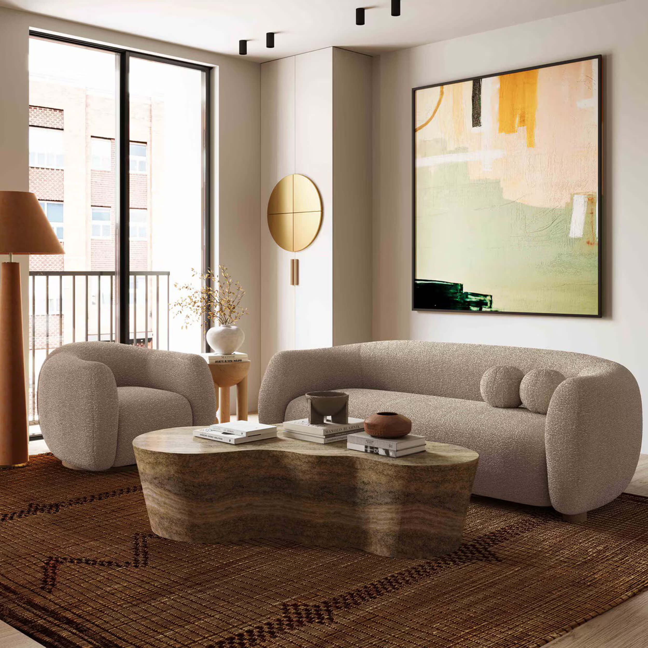 Judy Sofa, Light Brown - Image 6