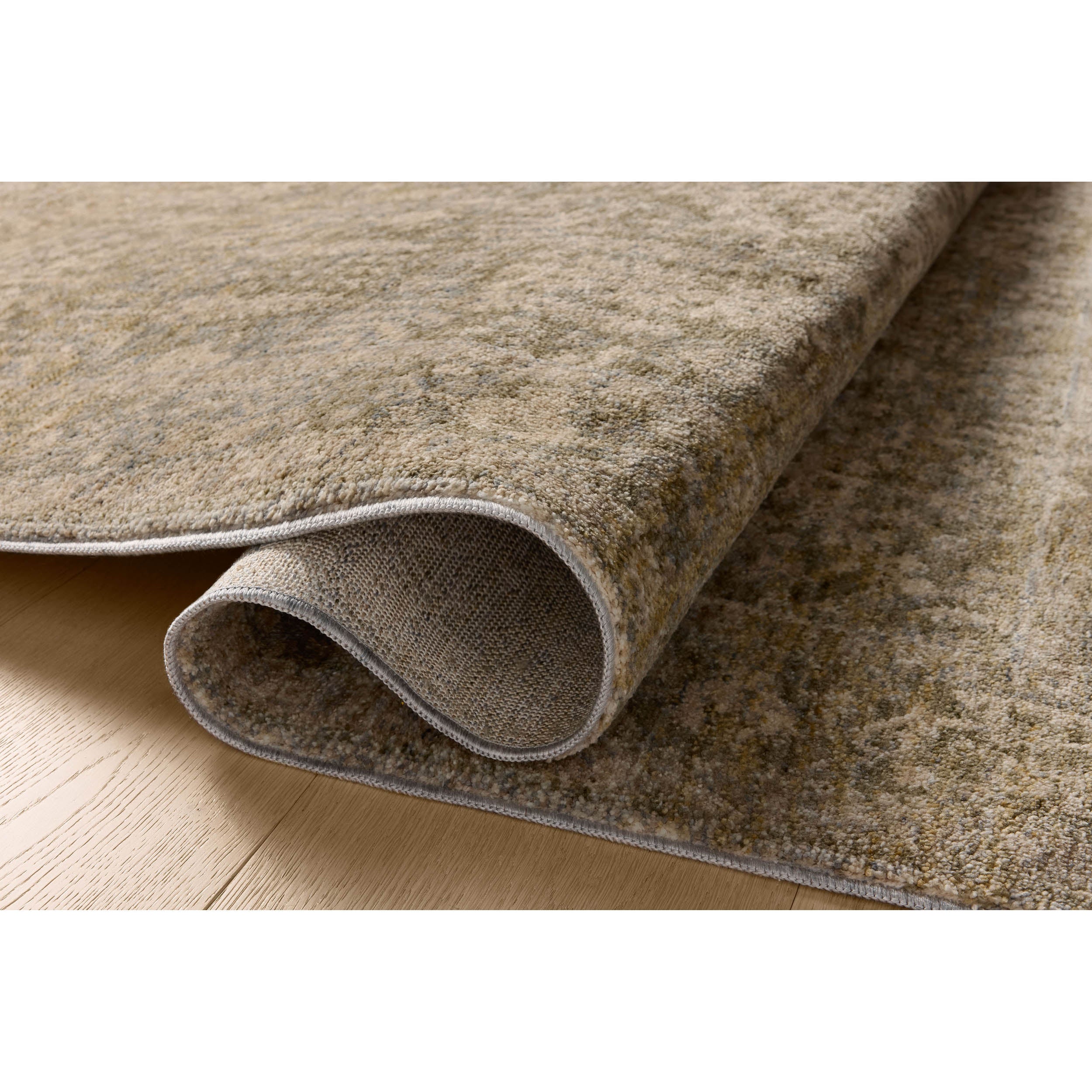 Magnolia Home by Joanna Gaines x Loloi Rug Junie JUE-02, Moss/Natural - Image 4