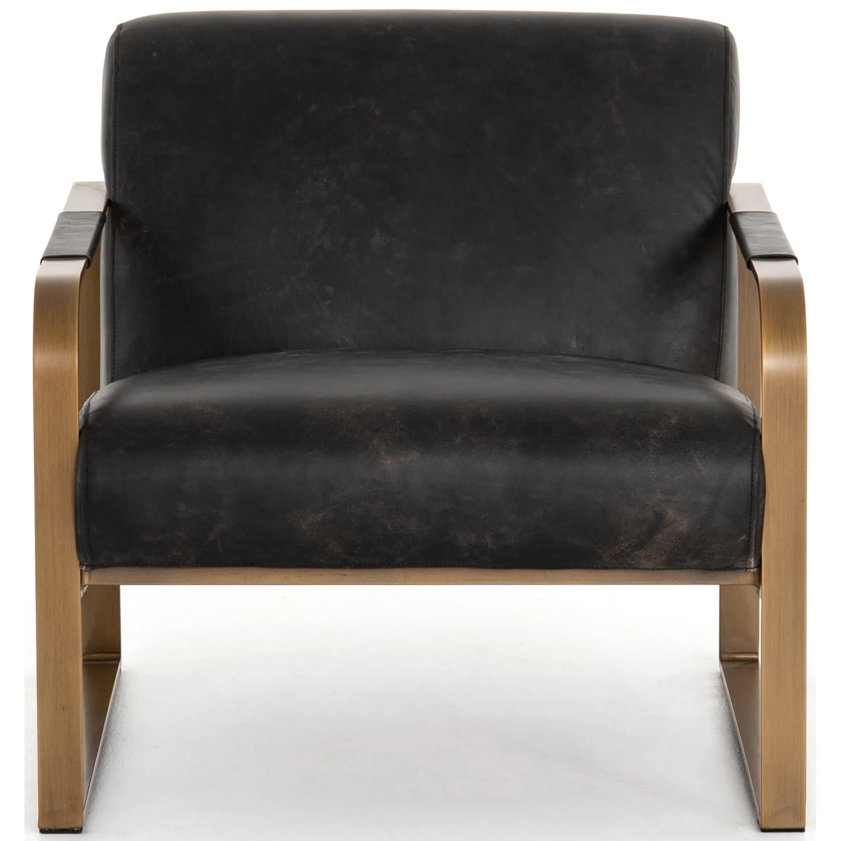 Jules Leather Chair, Rialto Ebony - Image 2