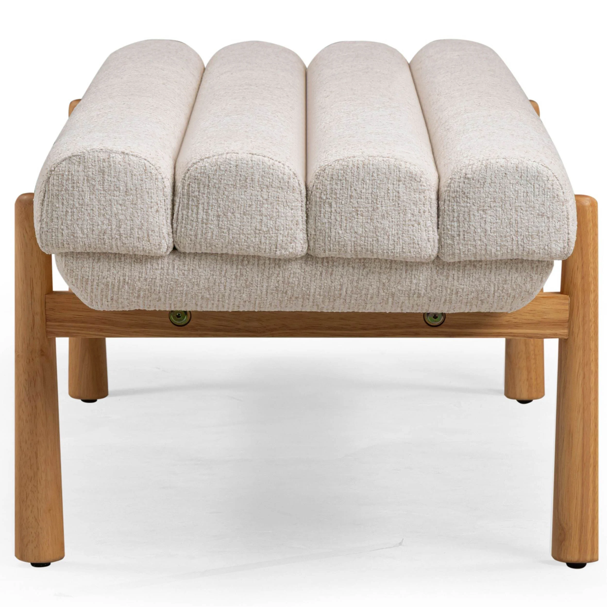 Julianna Bench, Cream - Image 3
