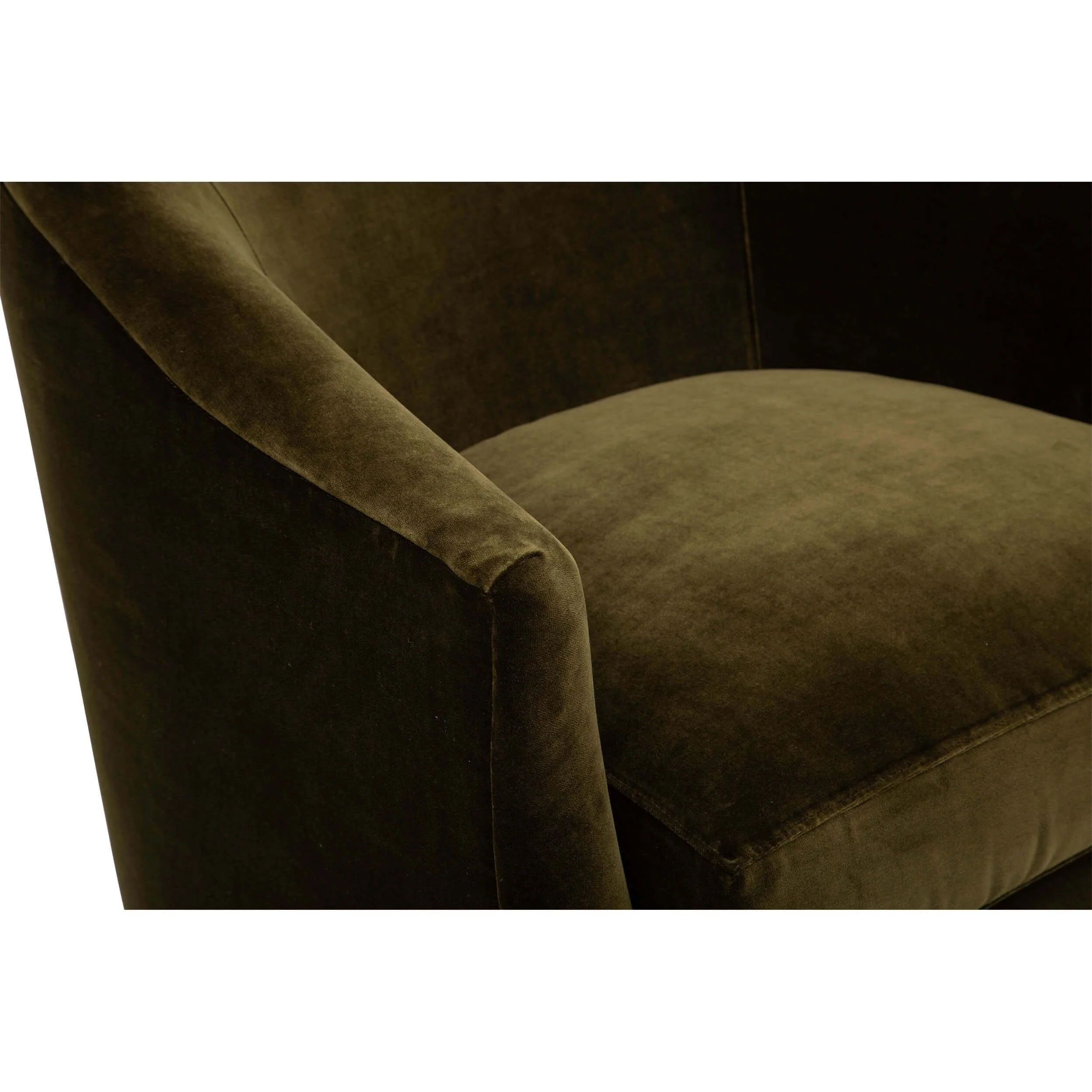 Julie Swivel Chair, Vance Olive - Image 4