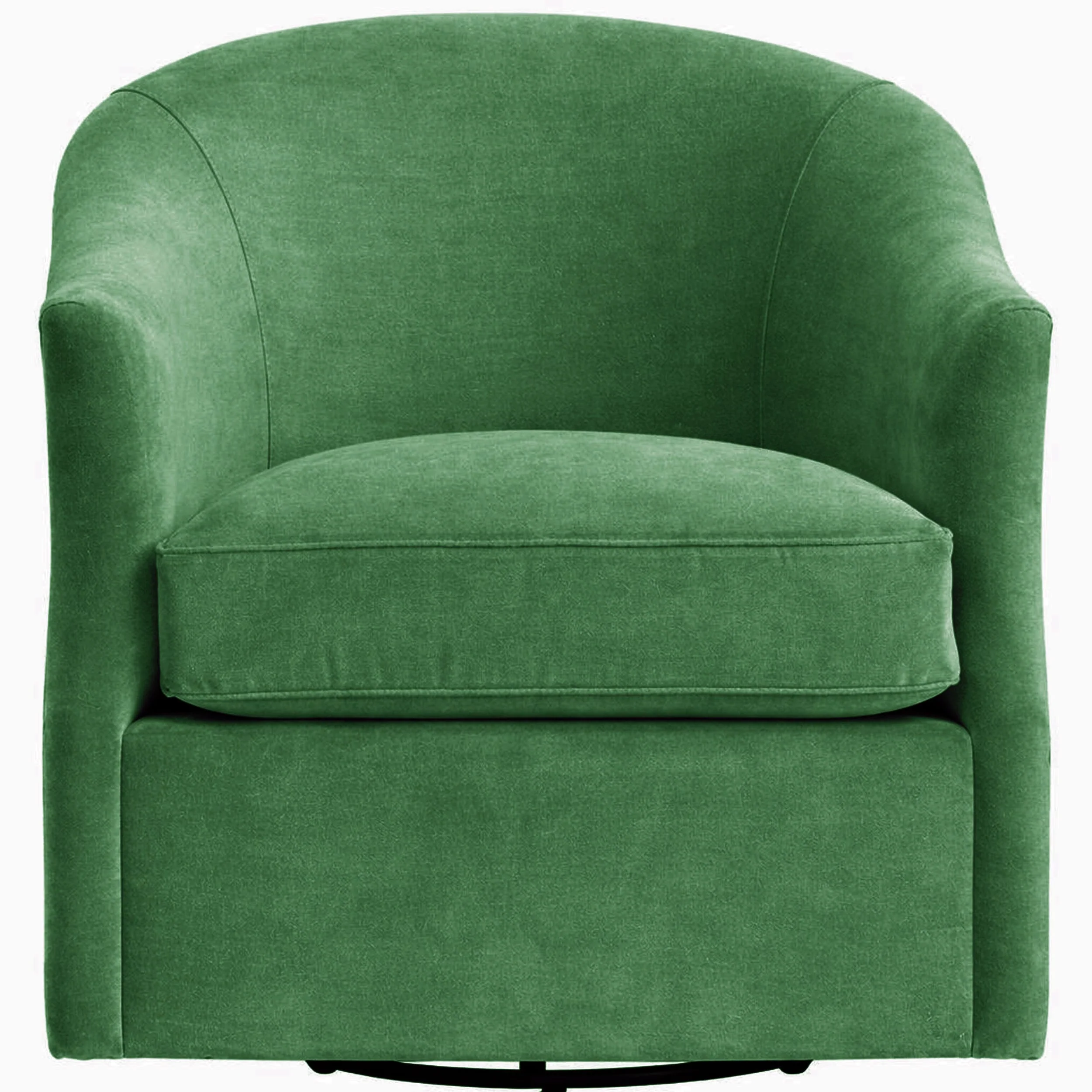 Julie Swivel Chair, Vance Emerald - Image 2