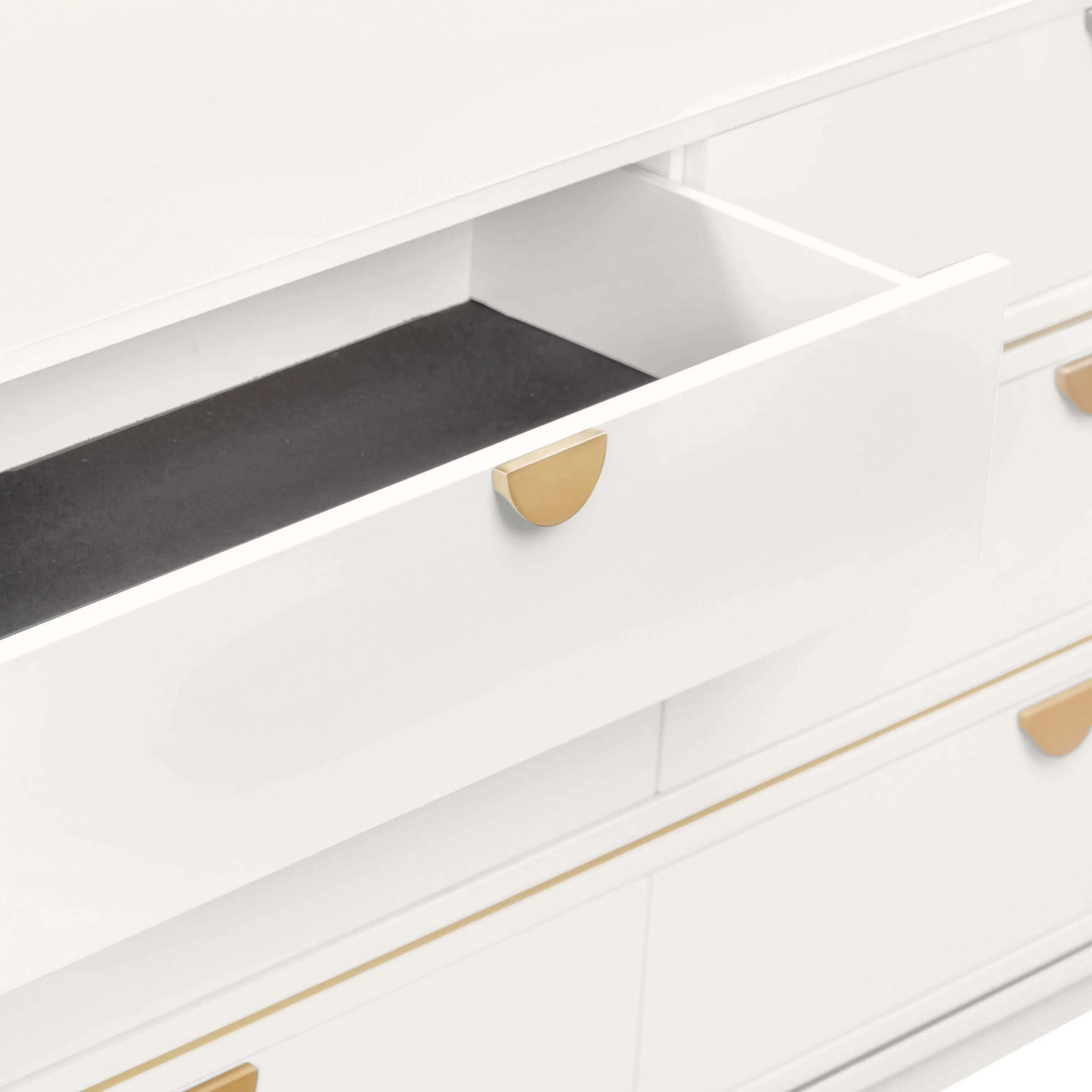 Julieta 6 Drawer Dresser, Cream - Image 6
