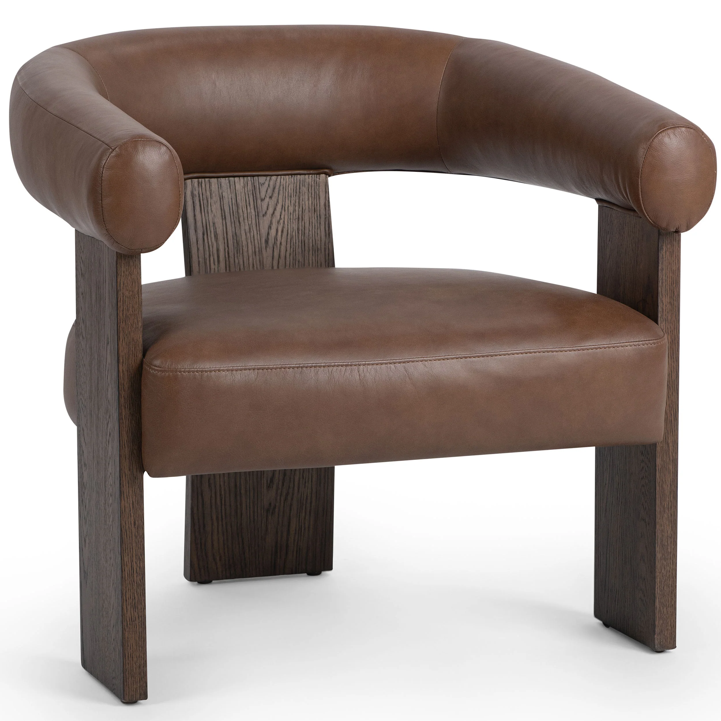 Julina Accent Chair, Rich Cocoa