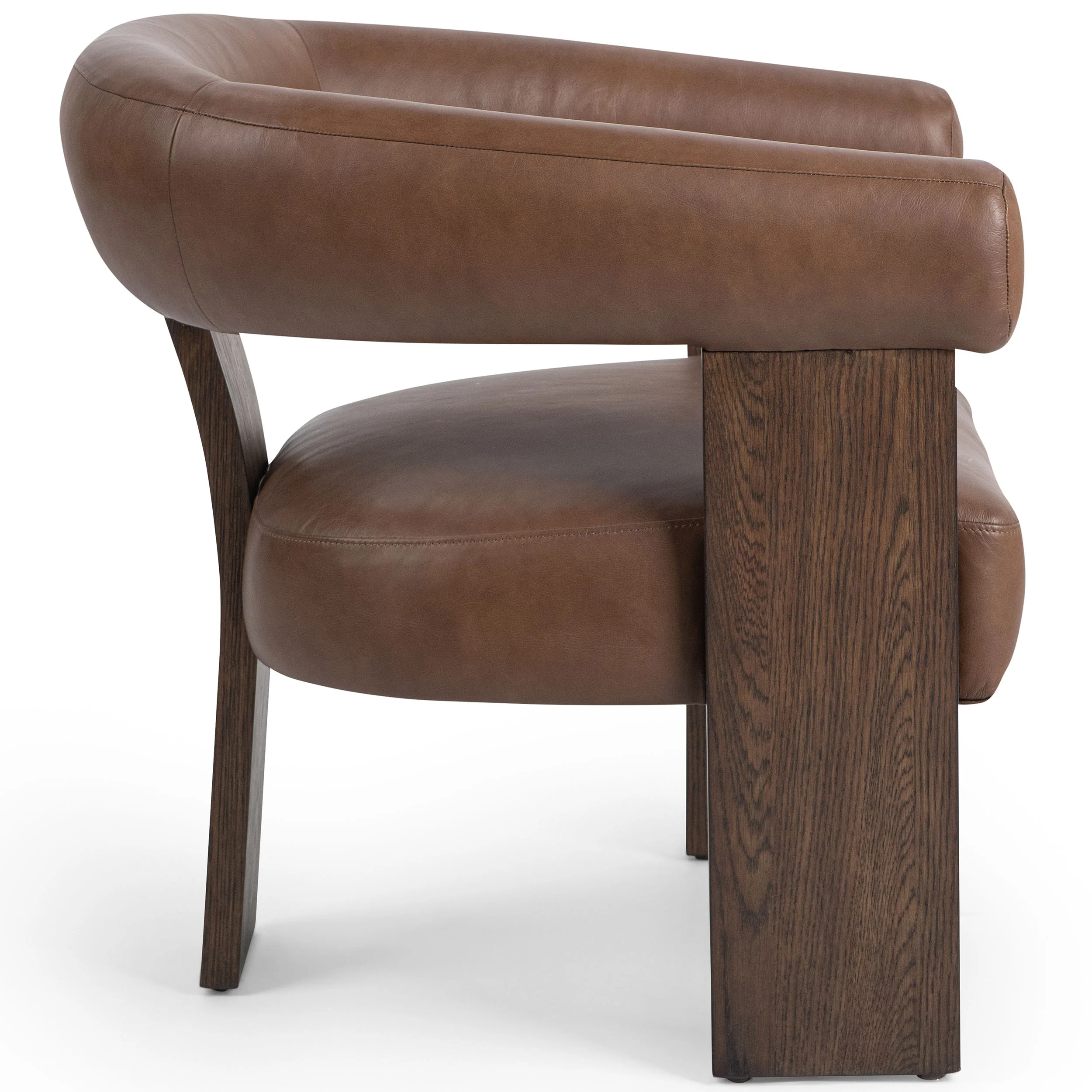 Julina Accent Chair, Rich Cocoa - Image 3