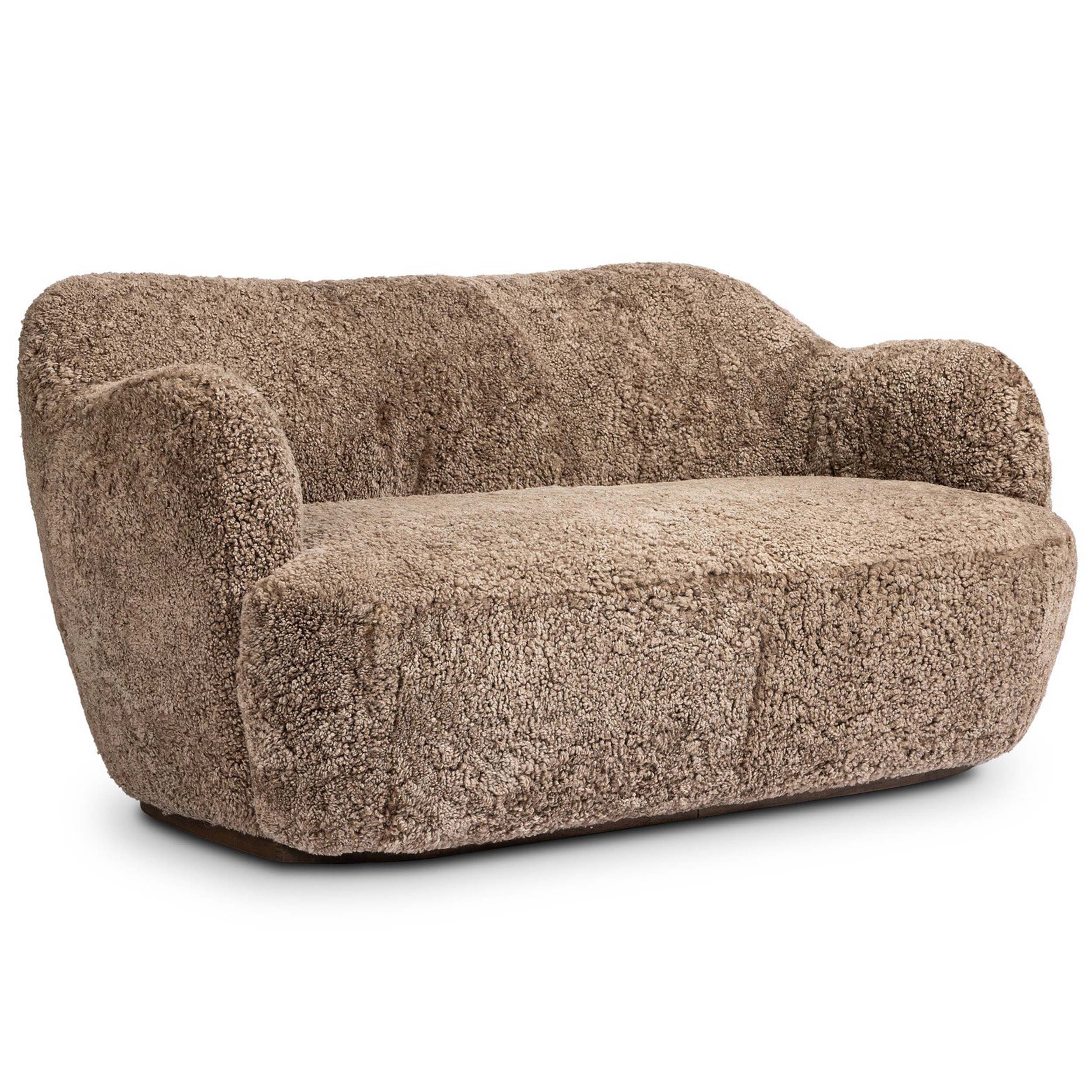 Julius Sofa, Taupe Shearling by Four Hands - Image 2