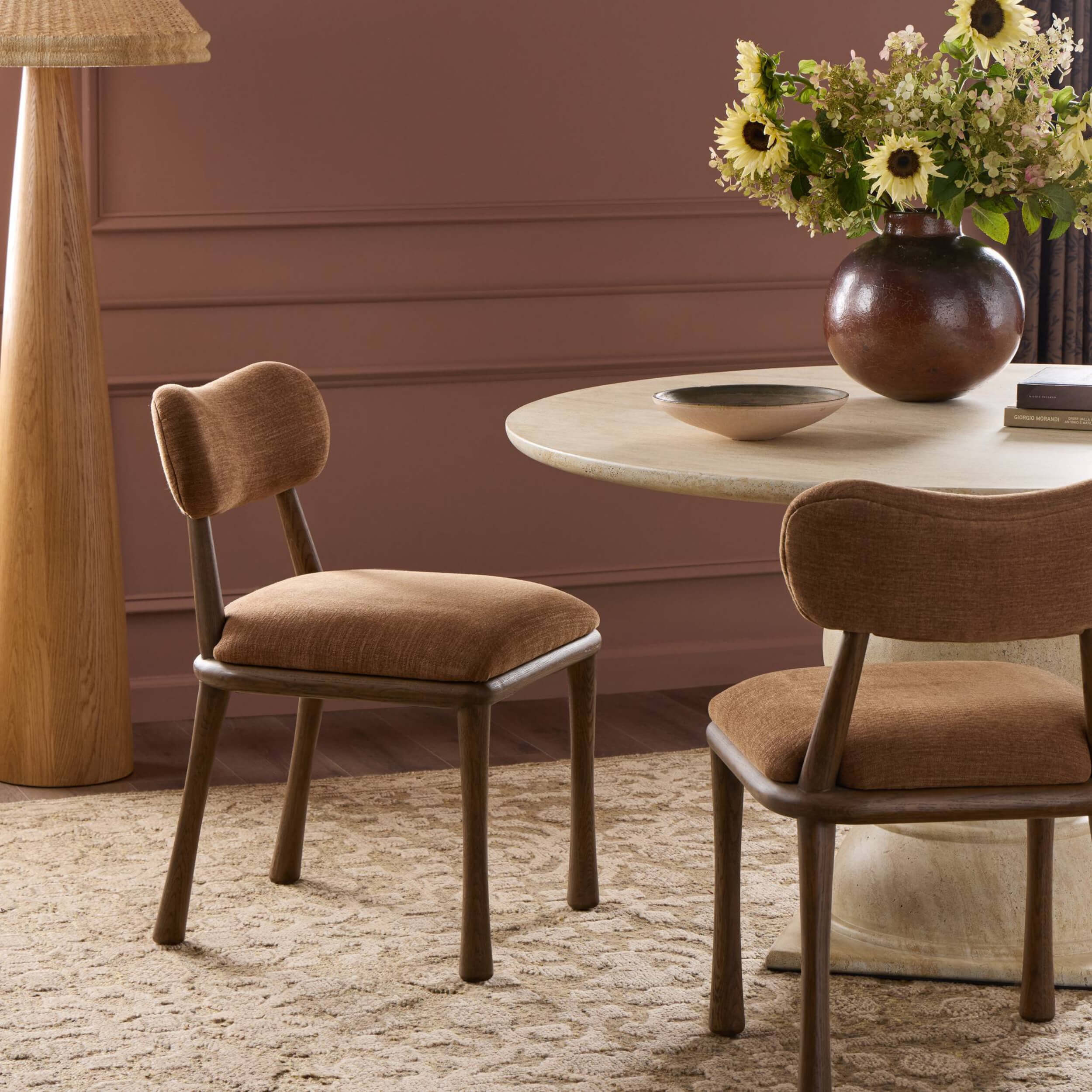 Juna Dining Chair, Laughlin Ochre, Set of 2 by Four Hands - Image 7