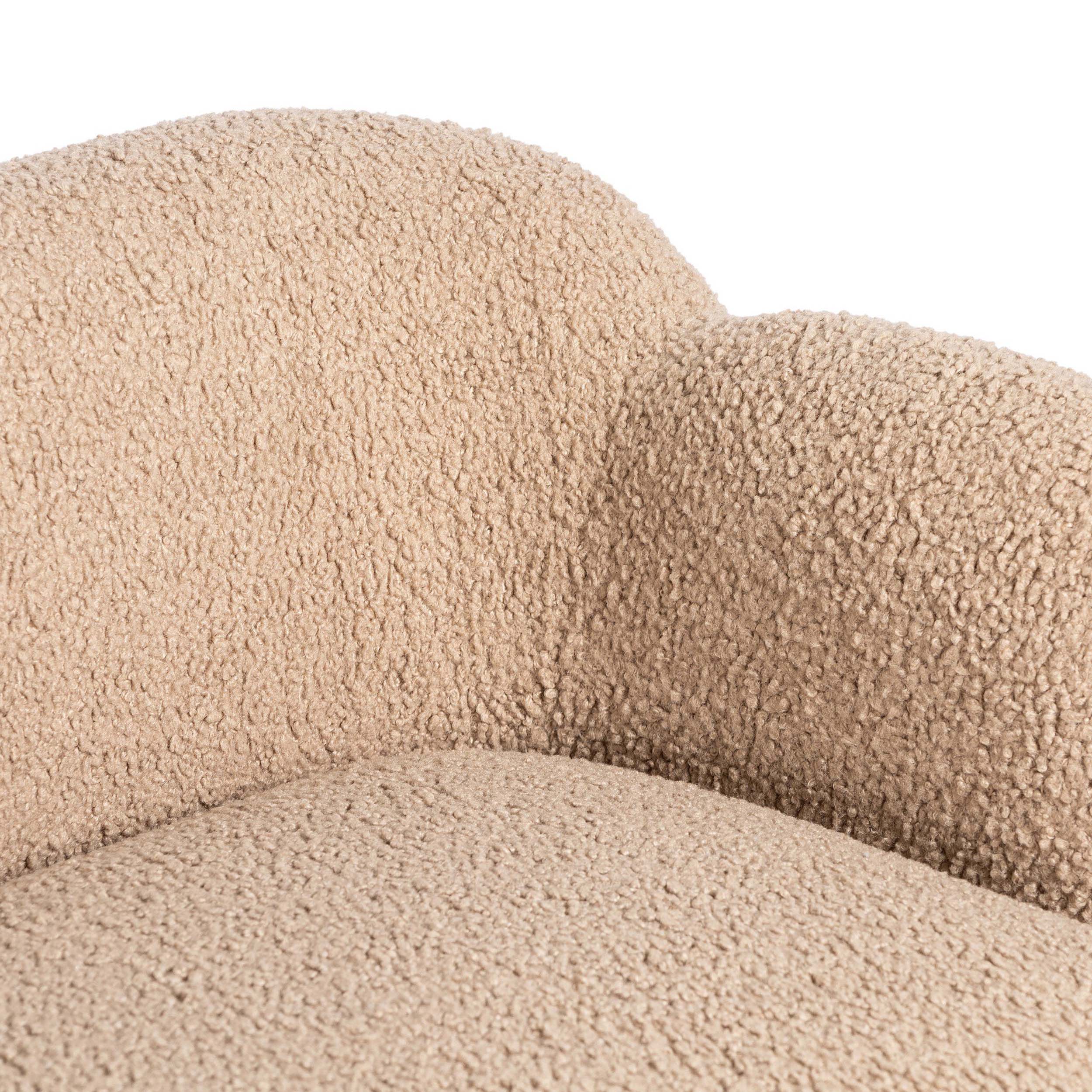 Kadon Accent Bench, Sheepskin Camel by Four Hands - Image 6