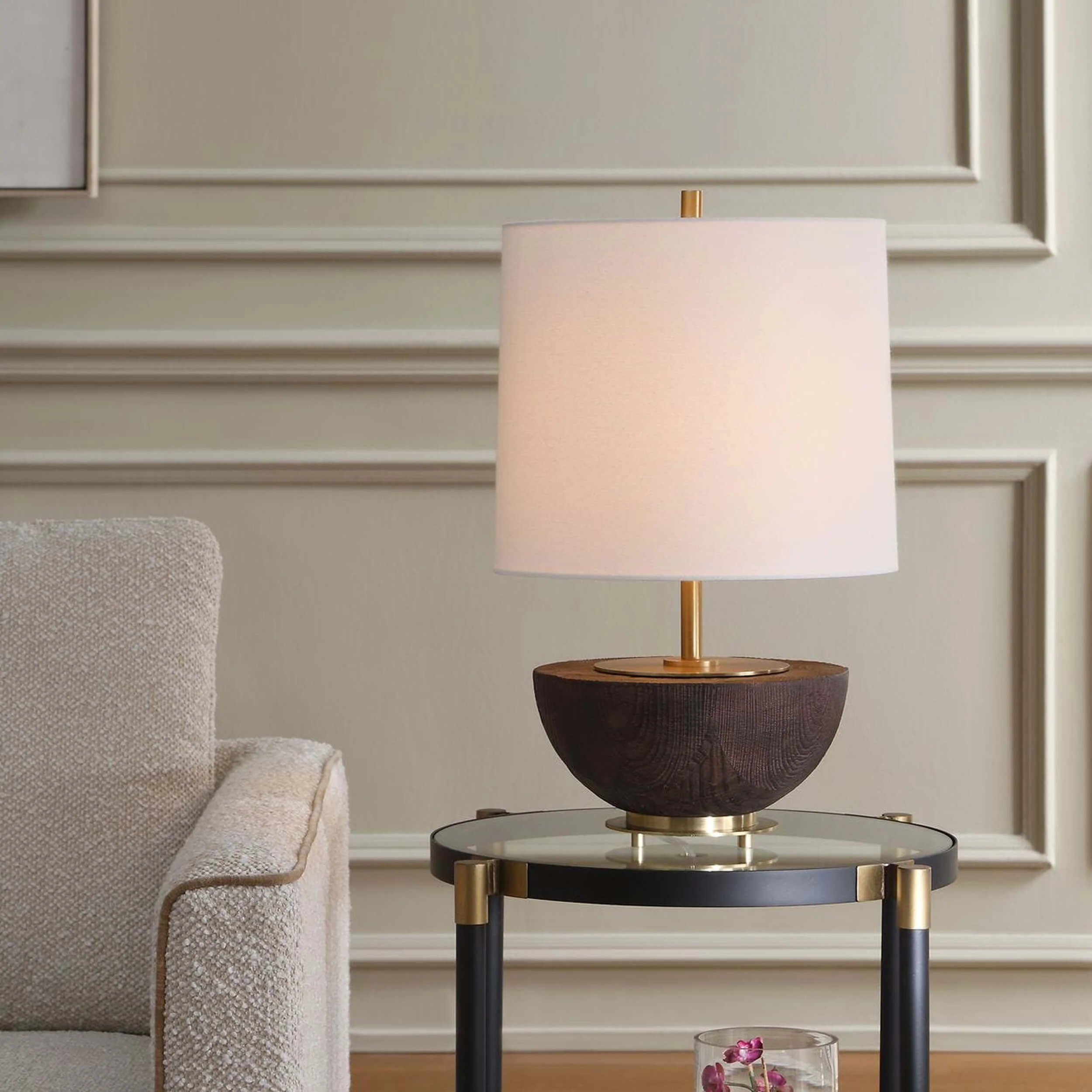 Kalo Table Lamp, Mahogany - Image 5