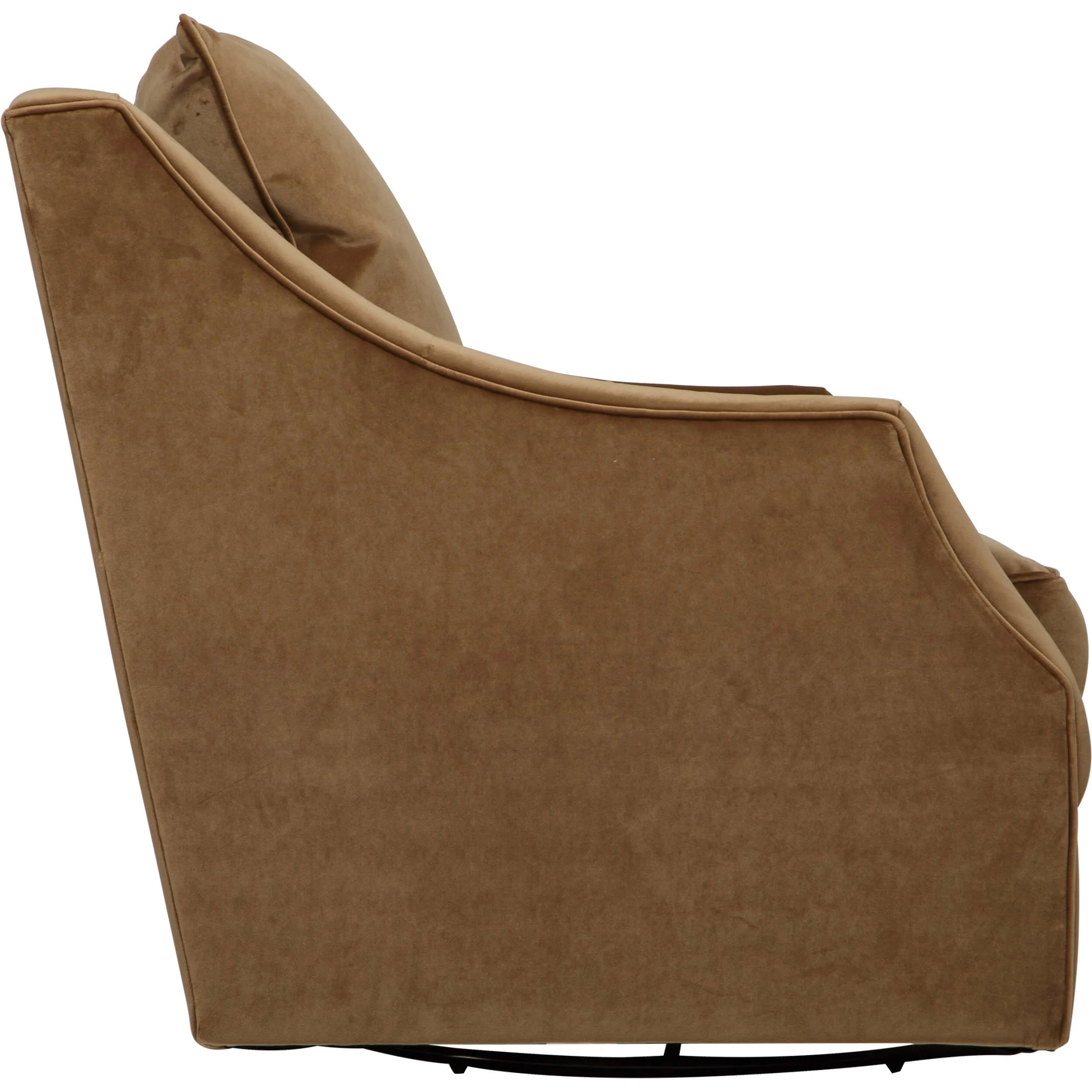 Kara Swivel Chair, Tawny Brown - Image 2