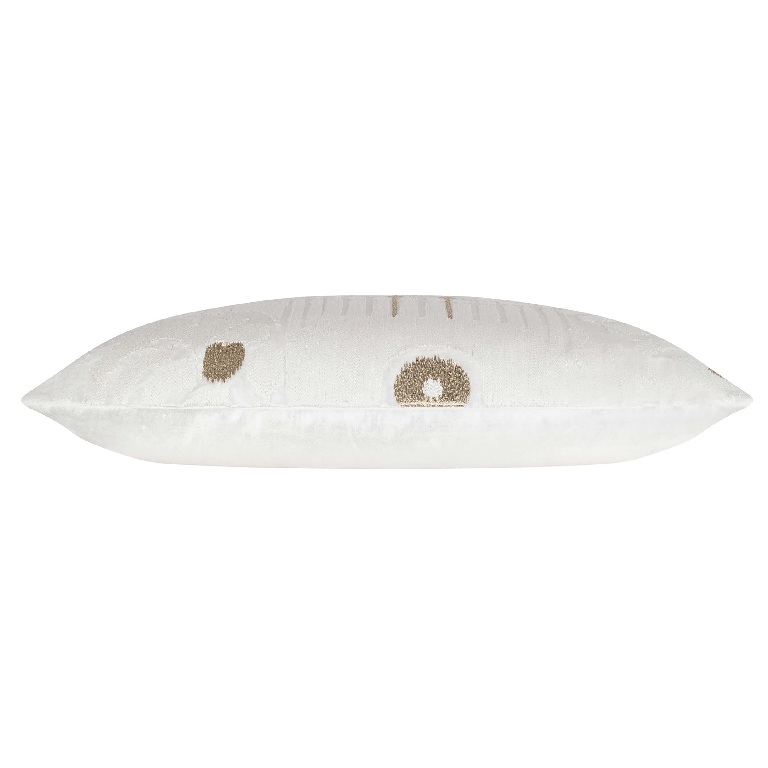 Kas Ikat Pillow, Ivory/Gold - Image 2