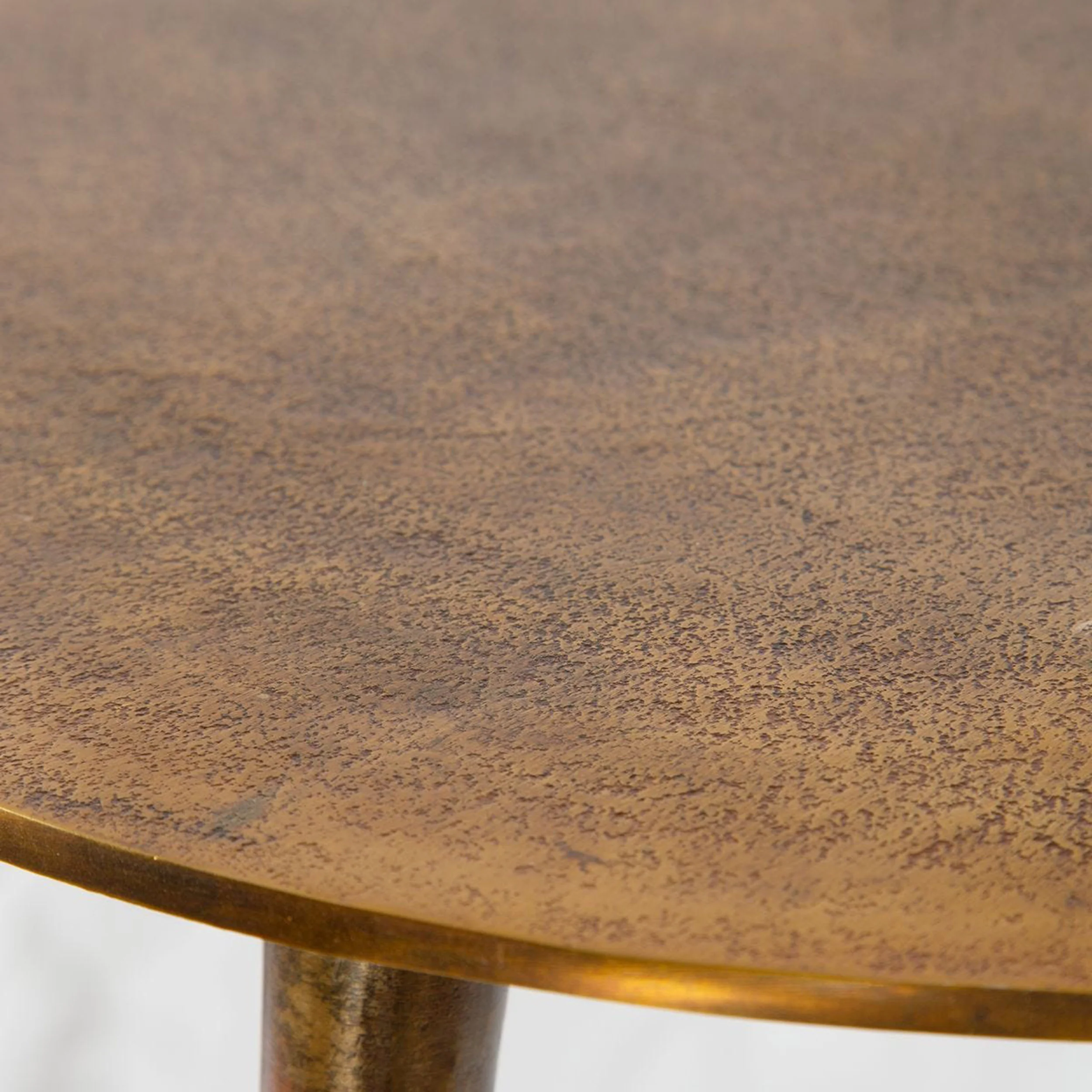 Kasai Coffee Tables, Set of 3, Antique Gold - Image 3