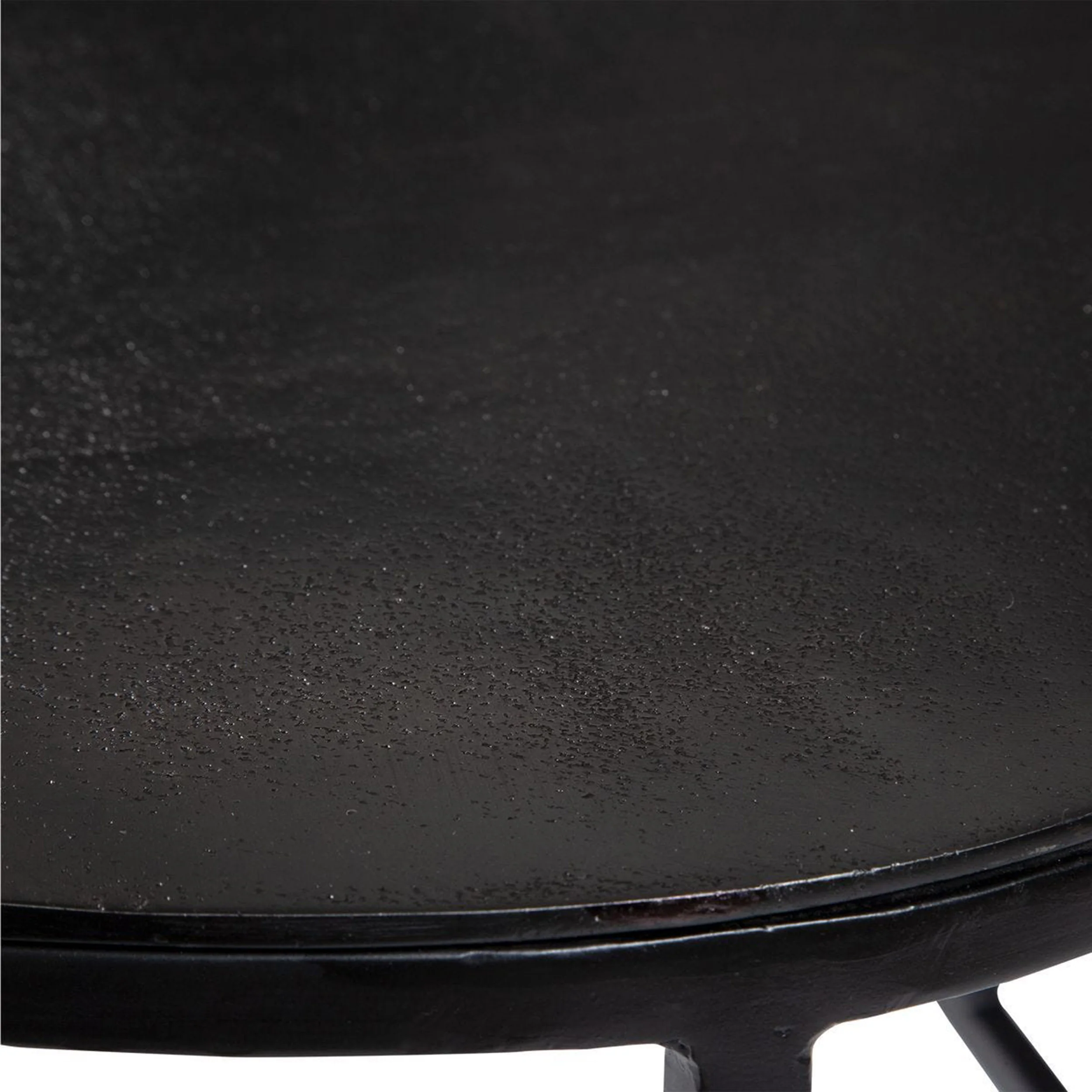 Coreene Oval Coffee Table, Aged Black - Image 4