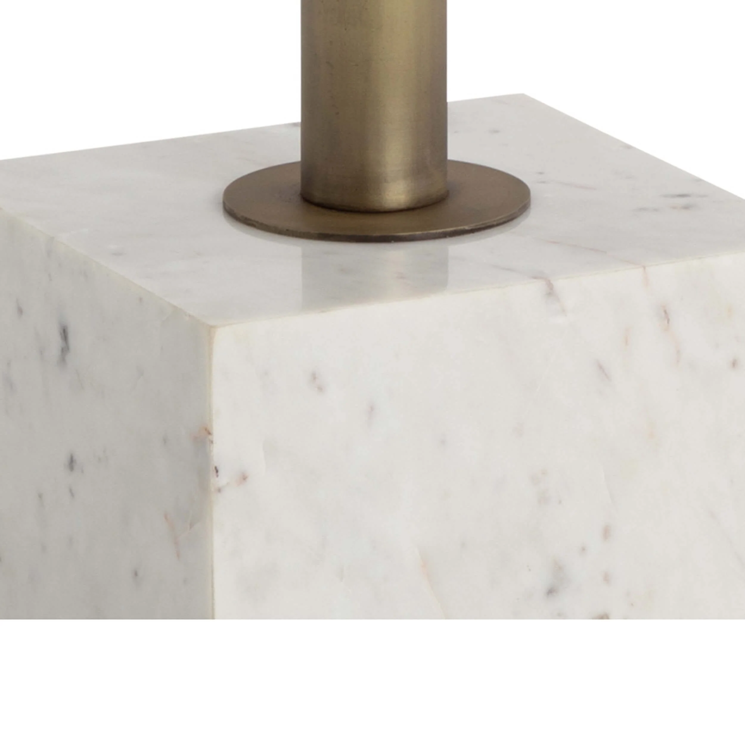 Kata 32" Round Bistro Table, White Marble - Image 3