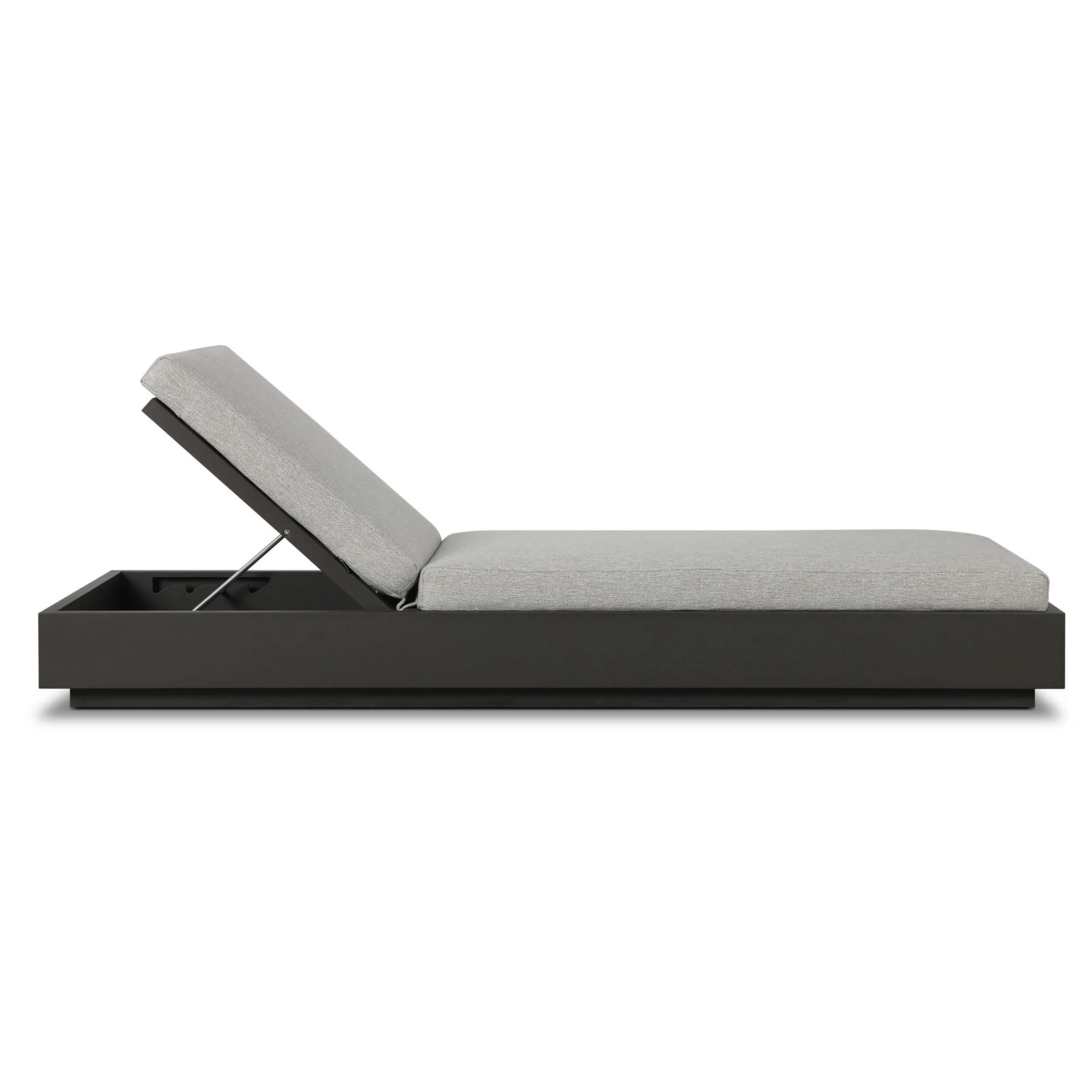Katari Outdoor Chaise, Concha Fog by Four Hands - Image 3