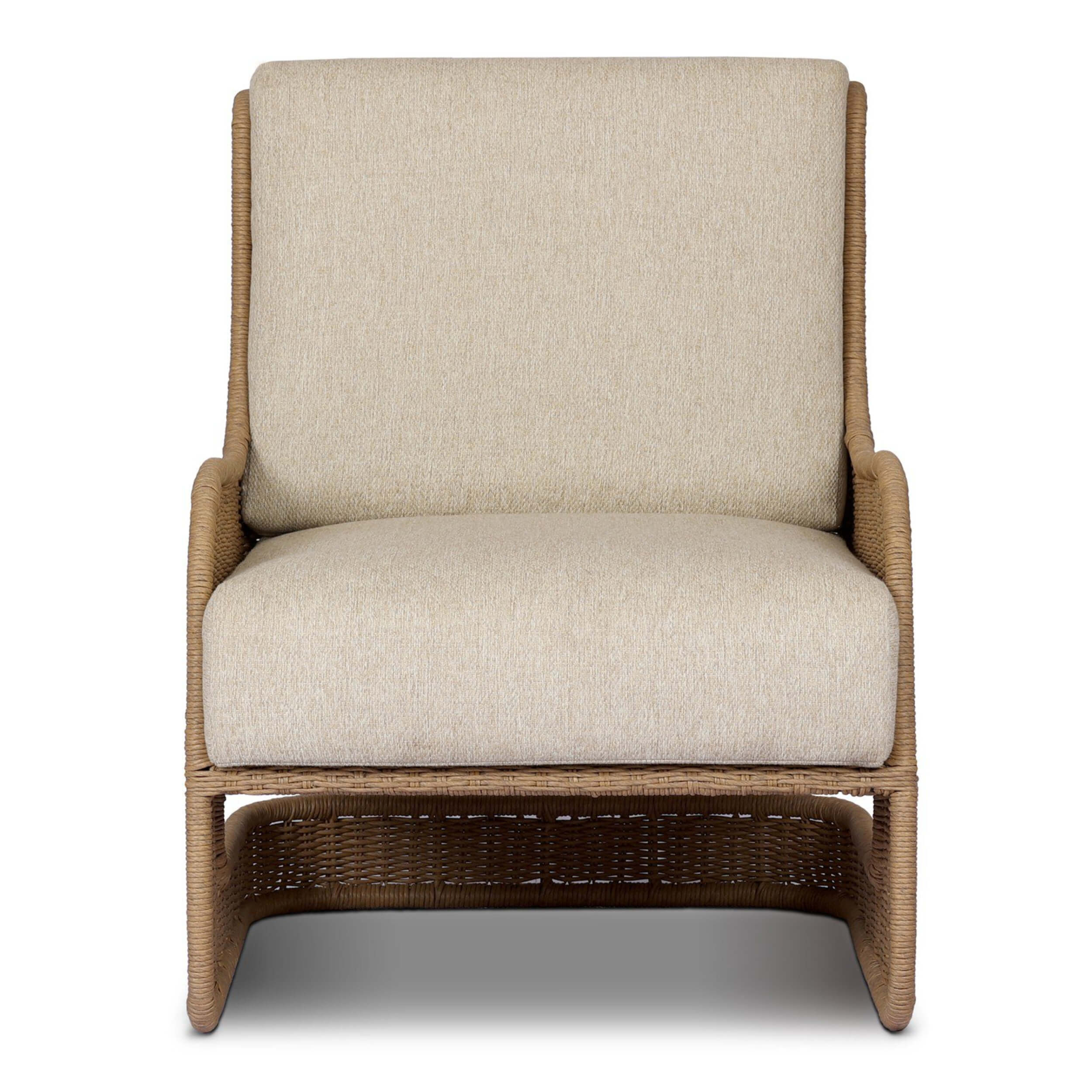 Katrine Outdoor Chair, Concha Beige by Four Hands - Image 2
