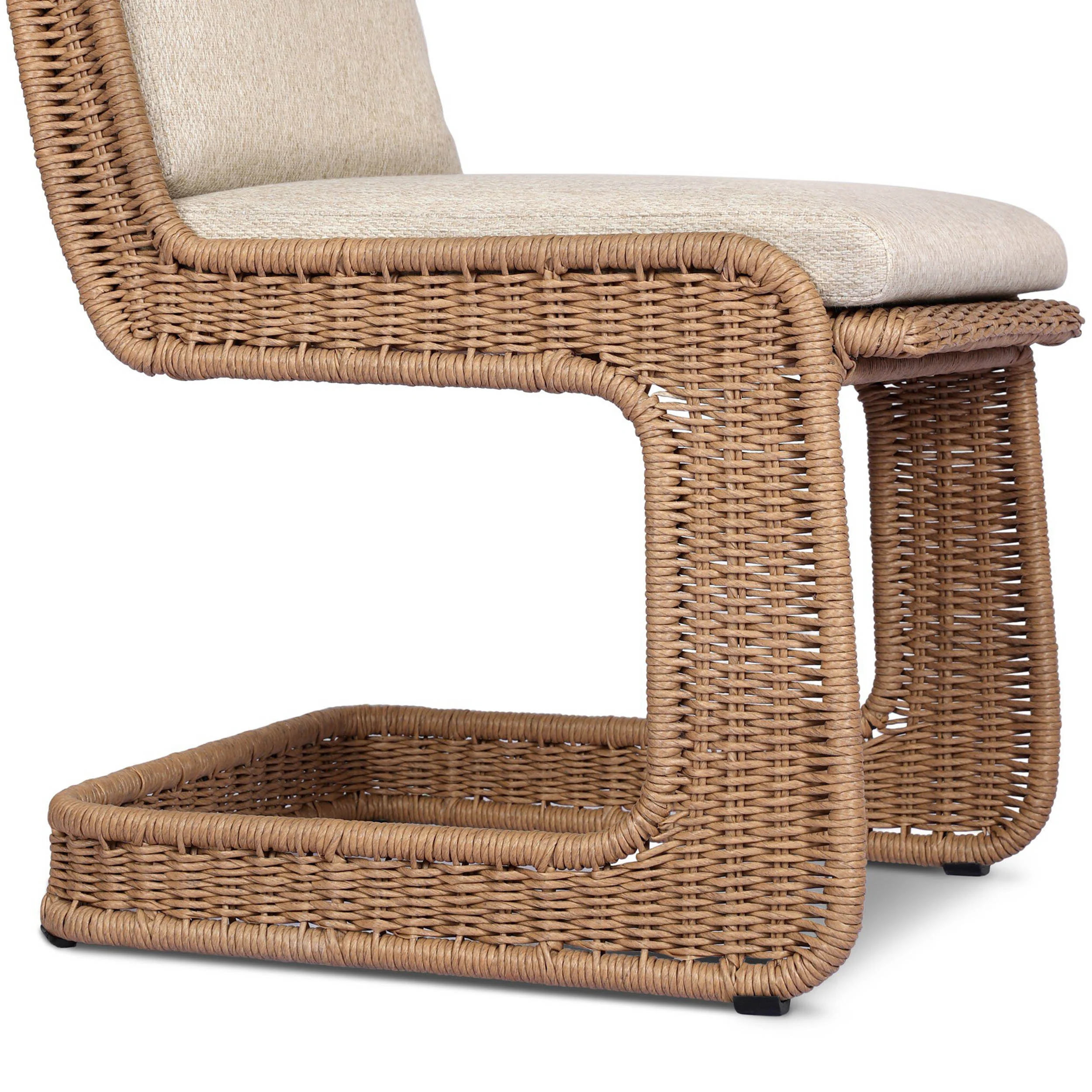 Katrine Outdoor Dining Chair, Concha Beige by Four Hands - Image 5