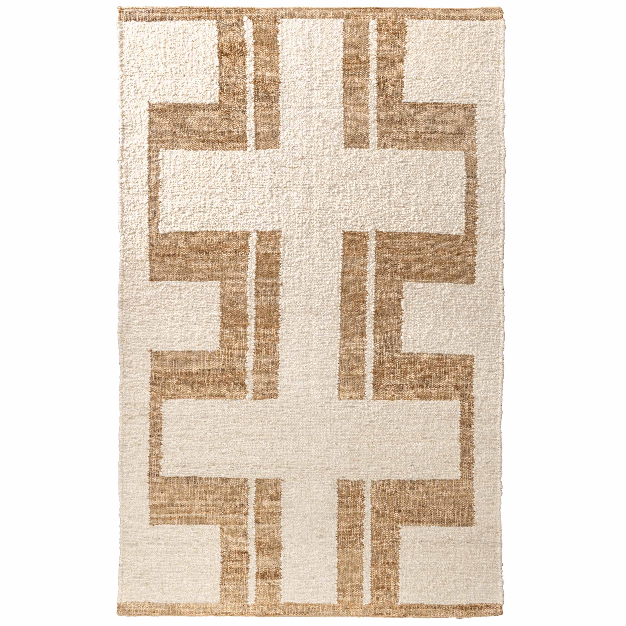 Kavala Rug, Natural/Ivory