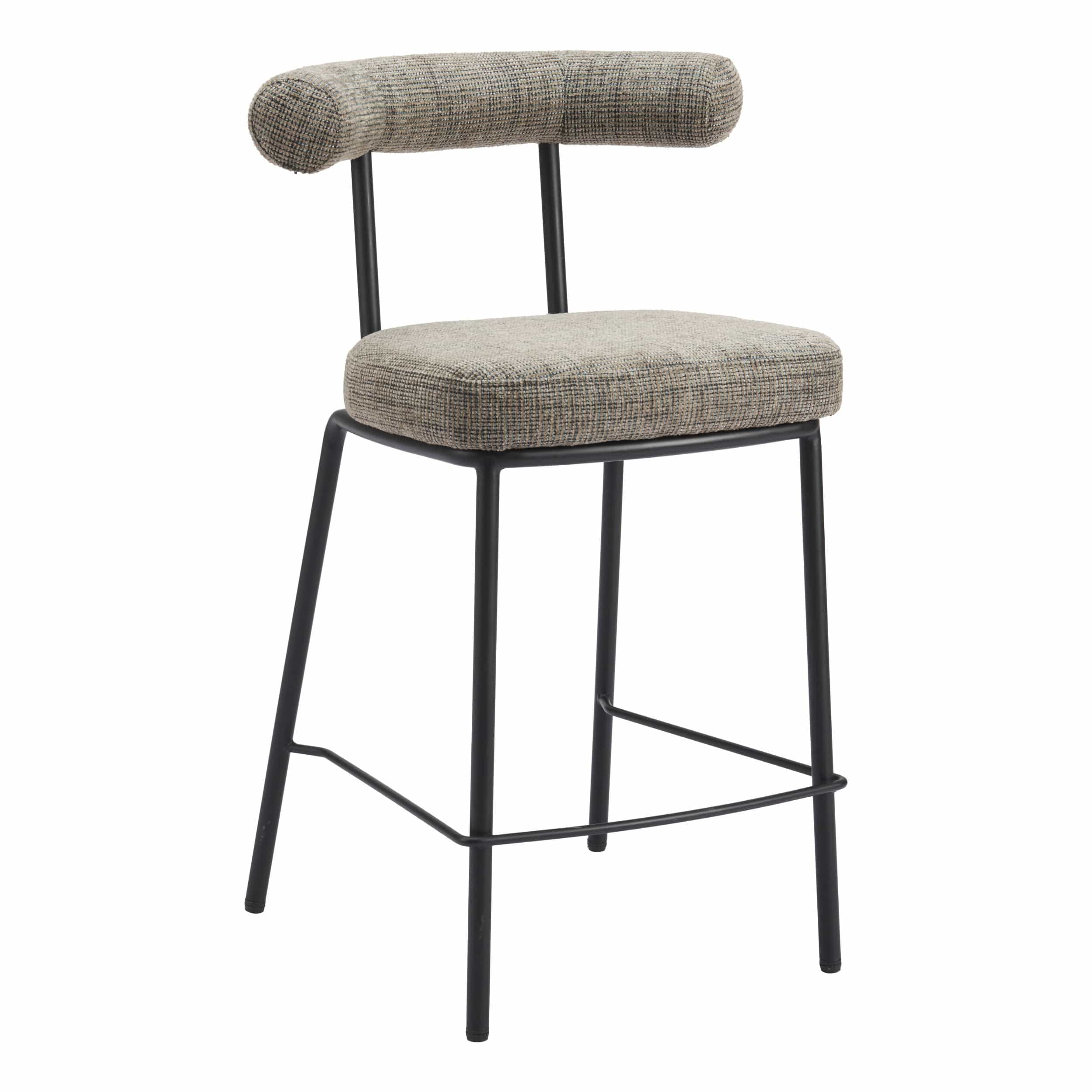 Kede Counter Stool, Green Tweed - Image 7
