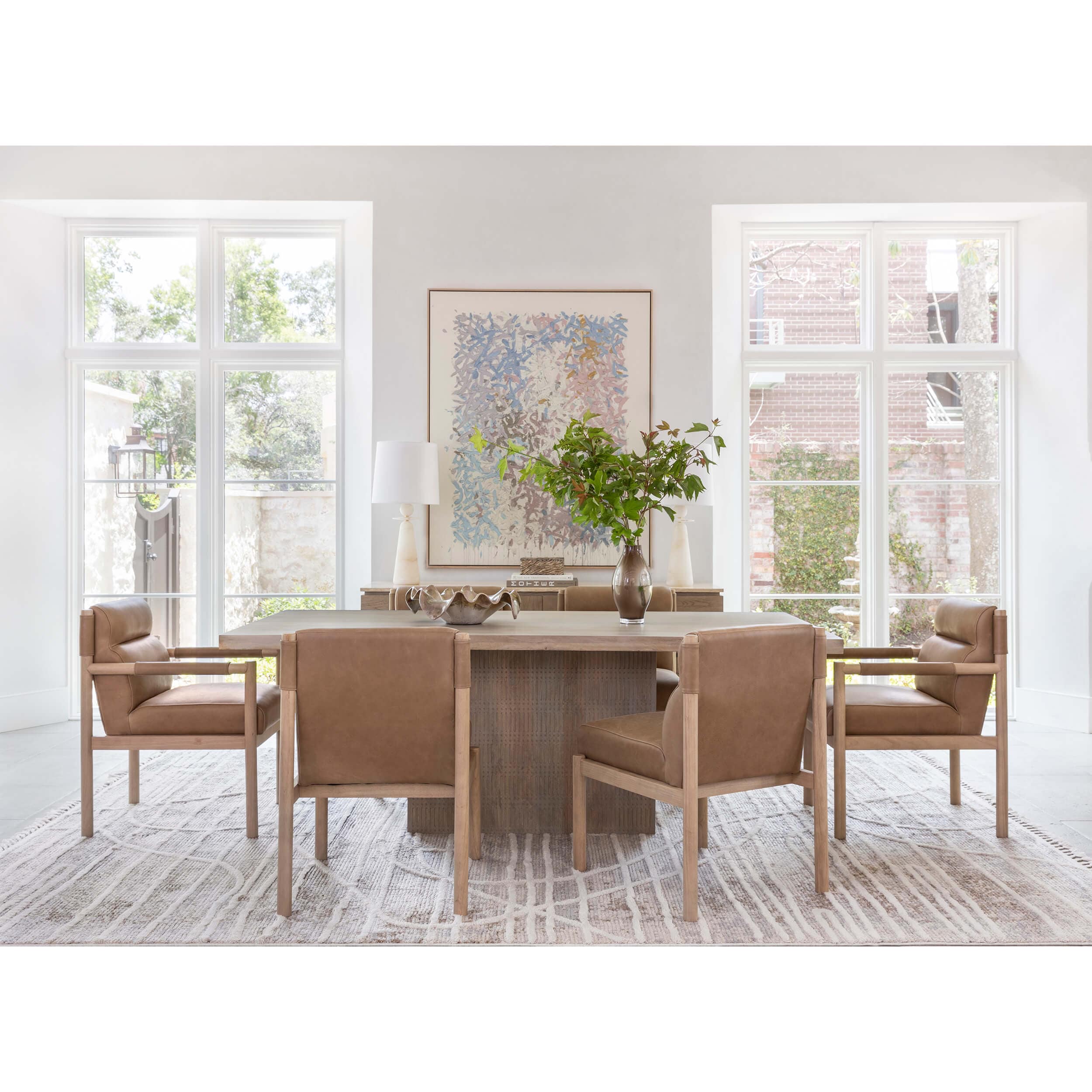 Kelby Dining Table, Light Wash by Four Hands - Image 5