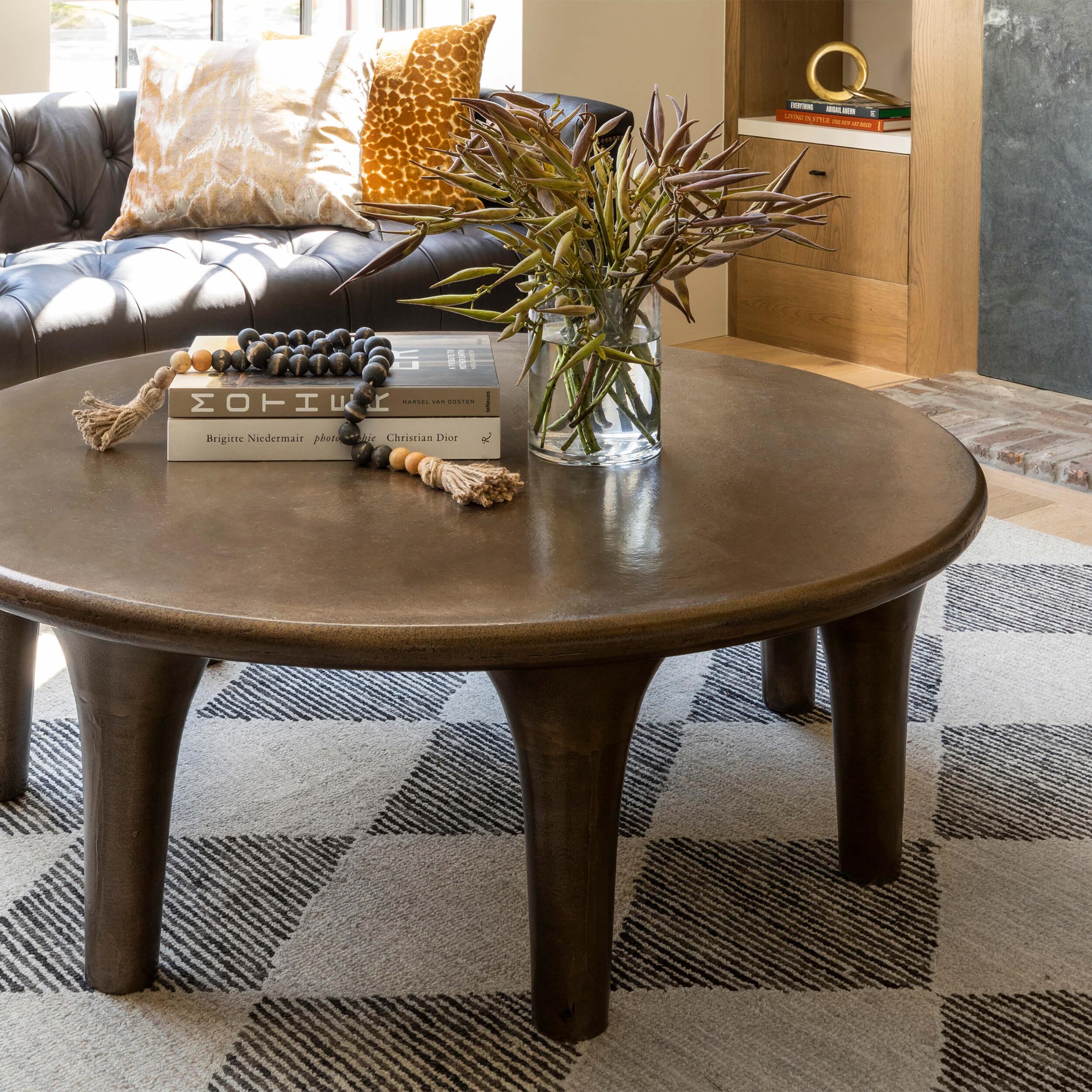 Kelden Coffee Table, Aged Bronze by Four Hands - Image 5