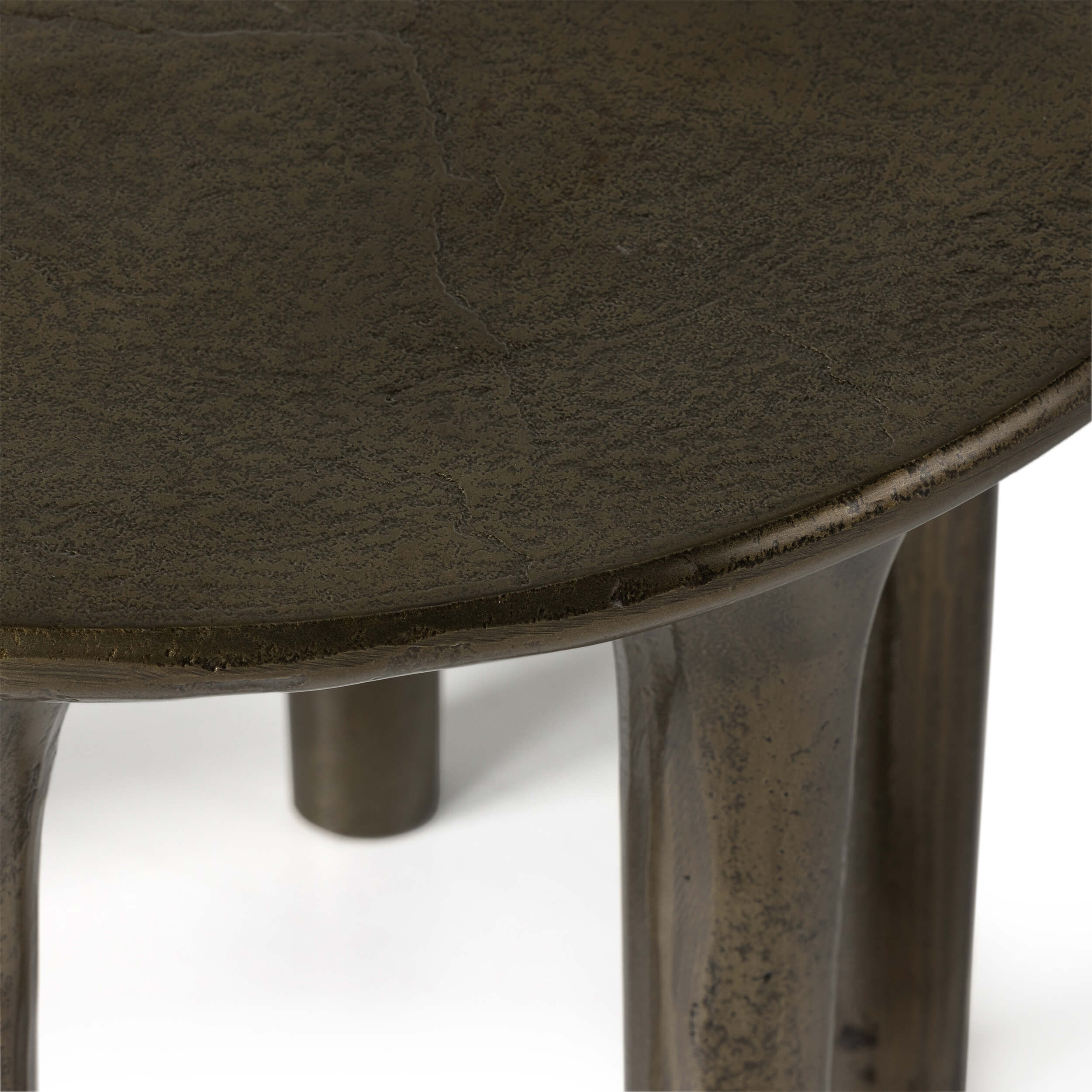 Kelden End Table, Aged Bronze by Four Hands - Image 3