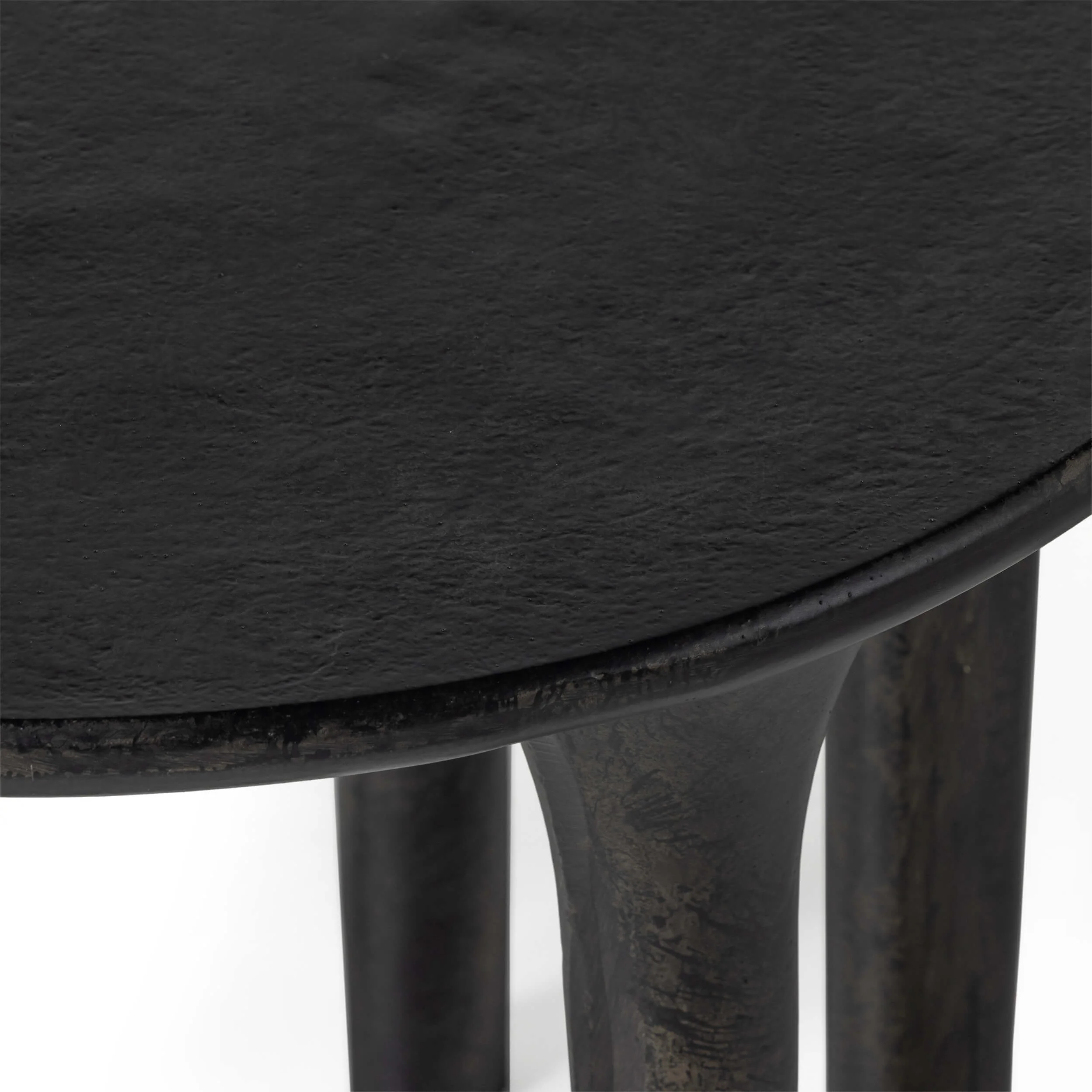 Kelden End Table, Raw Black by Four Hands - Image 4