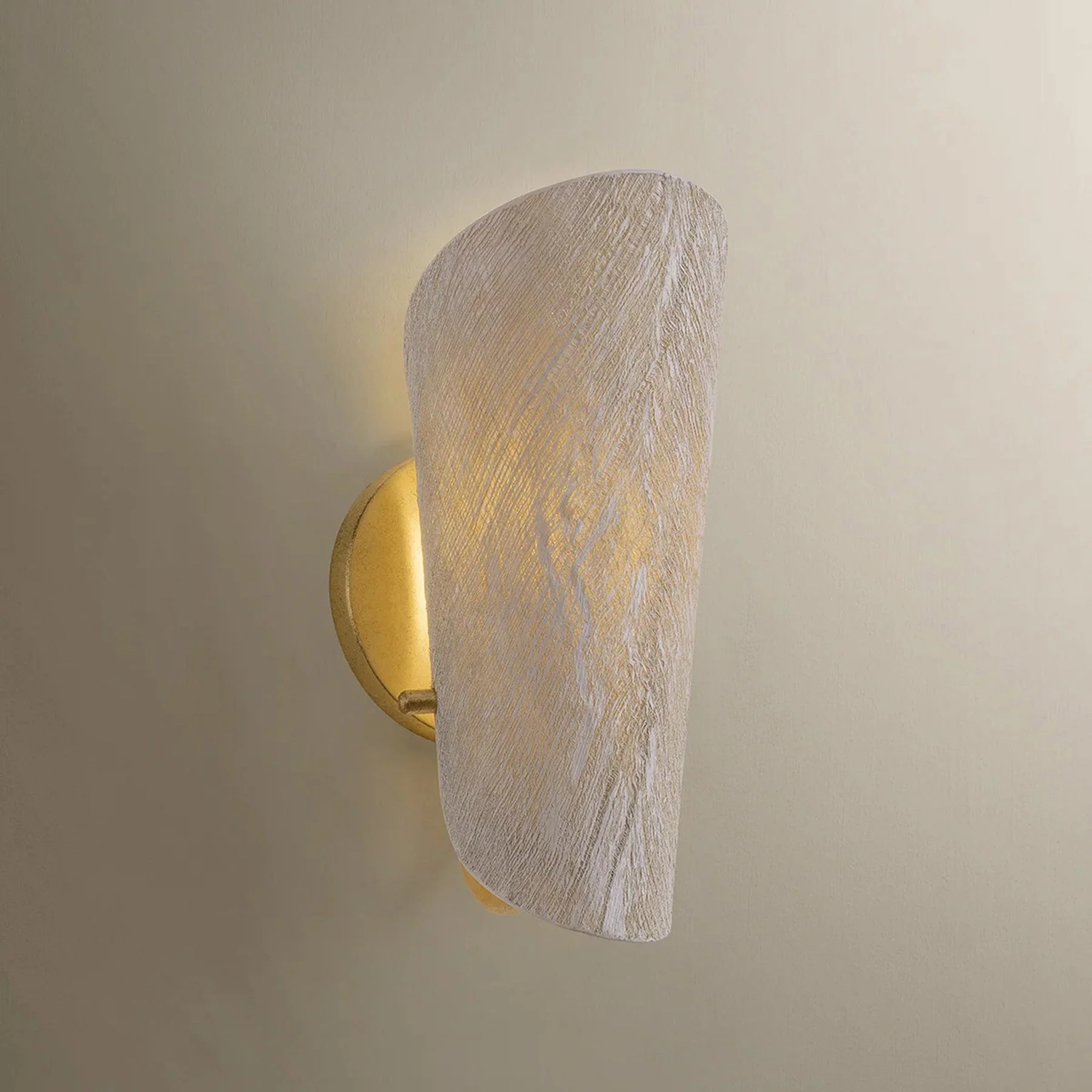 Ken Wall Sconce, Vintage Gold Leaf - Image 3