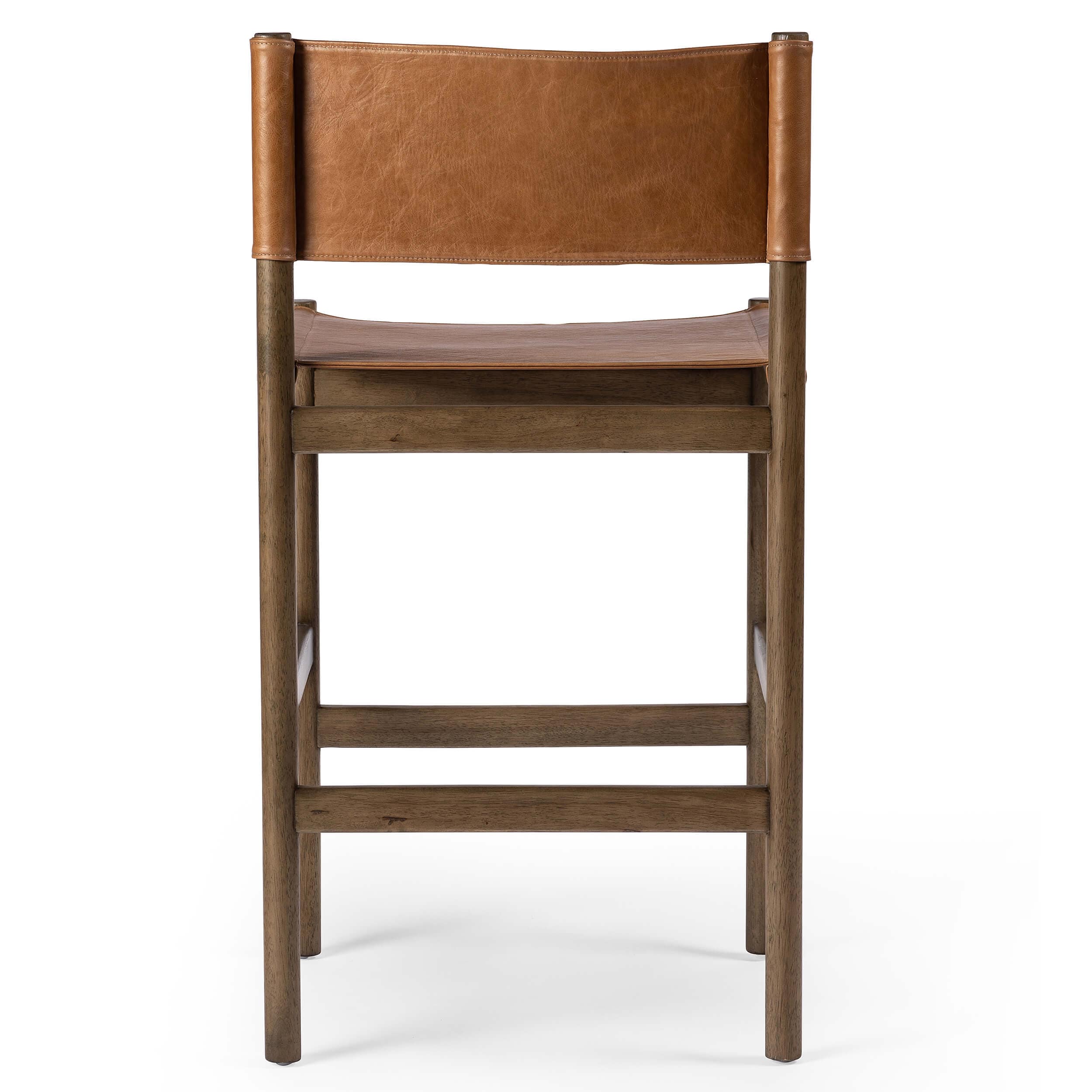 Kena Leather Counter Stool, Sonoma Butterscotch - Image 4