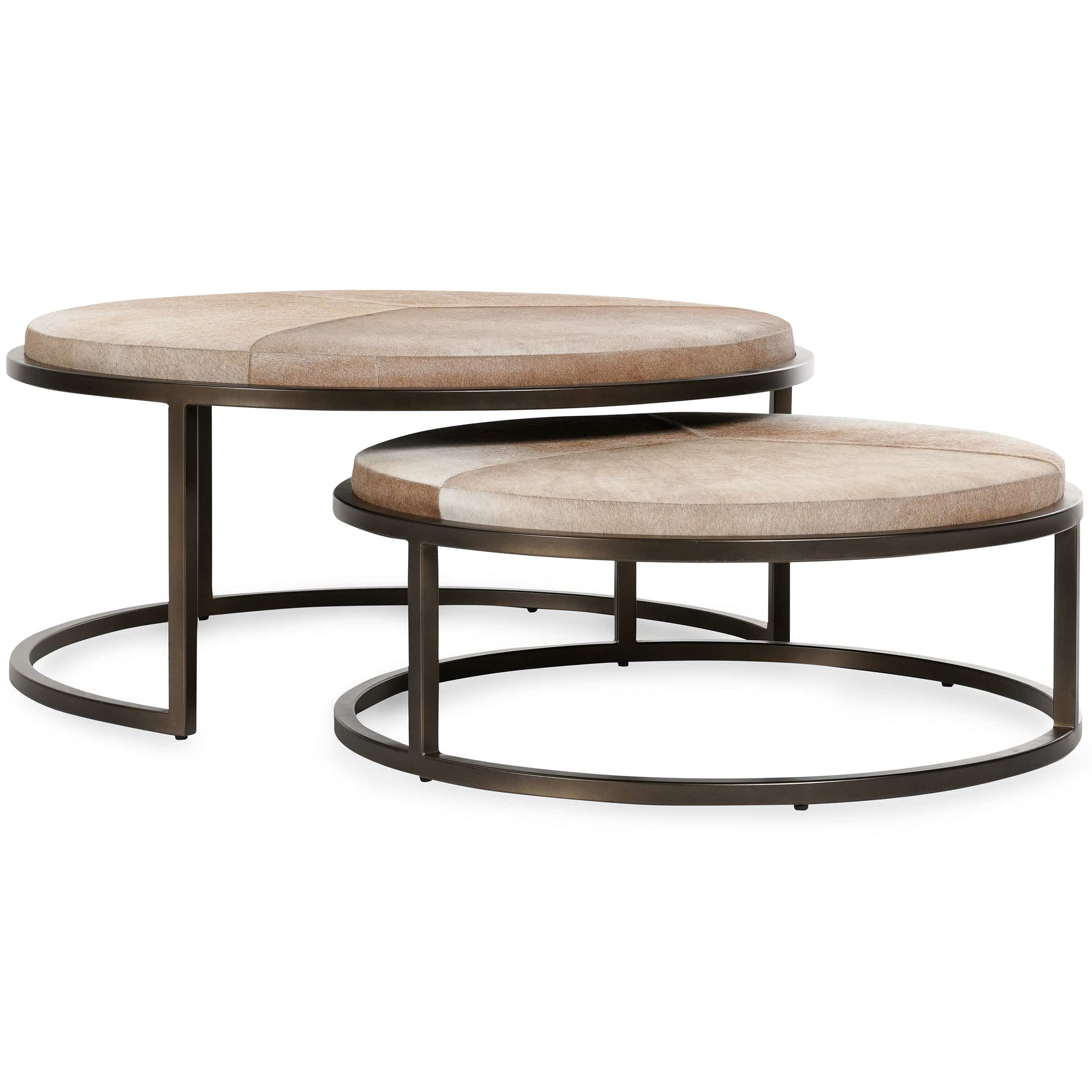 Hayword Nesting Coffee Tables, Canyon Sand