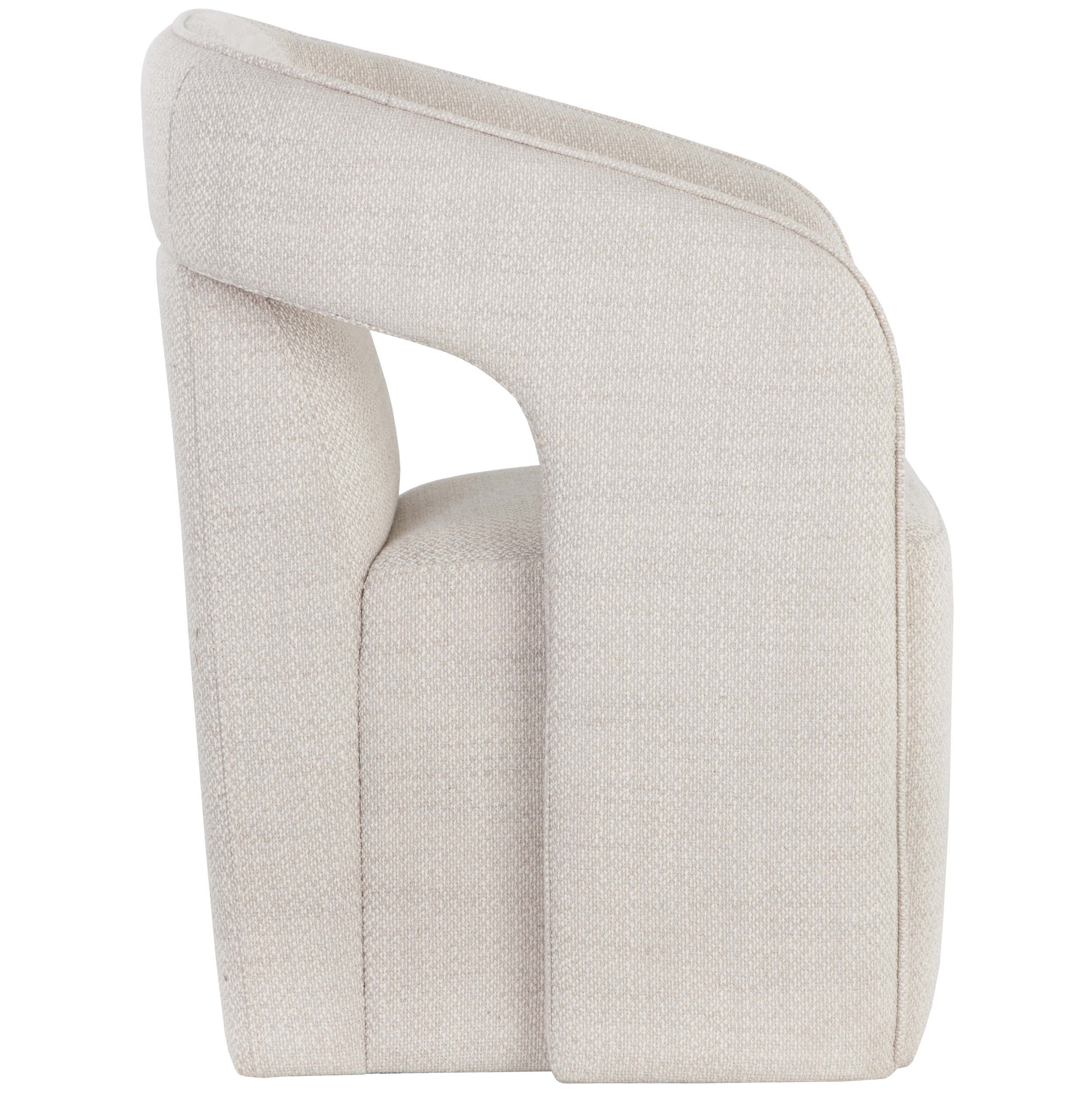 Kendrick Wheeled Dining Chair, Moto Stucco - Image 3