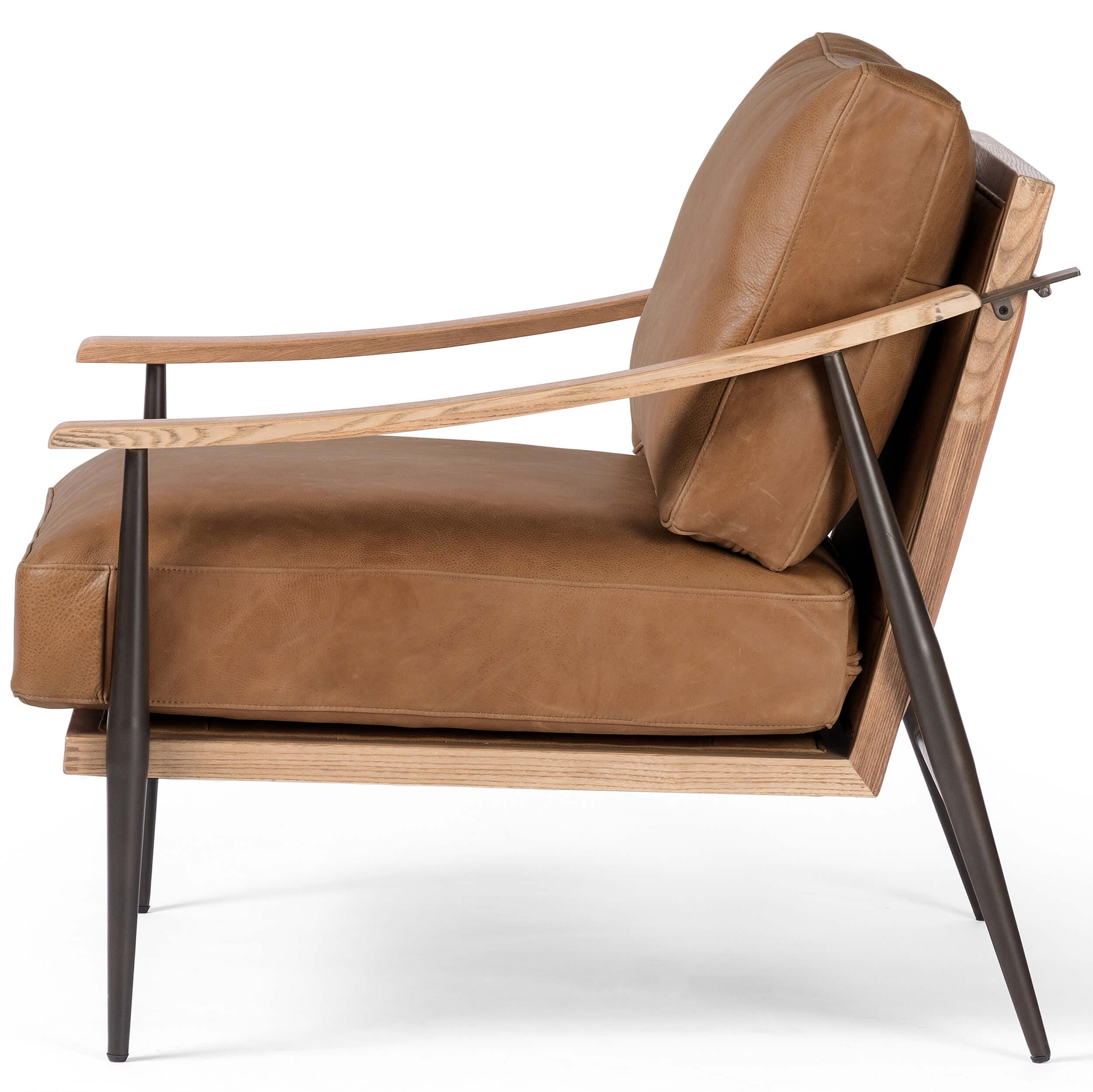 Kennedy Leather Chair, Palermo Cognac by Four Hands - Image 2
