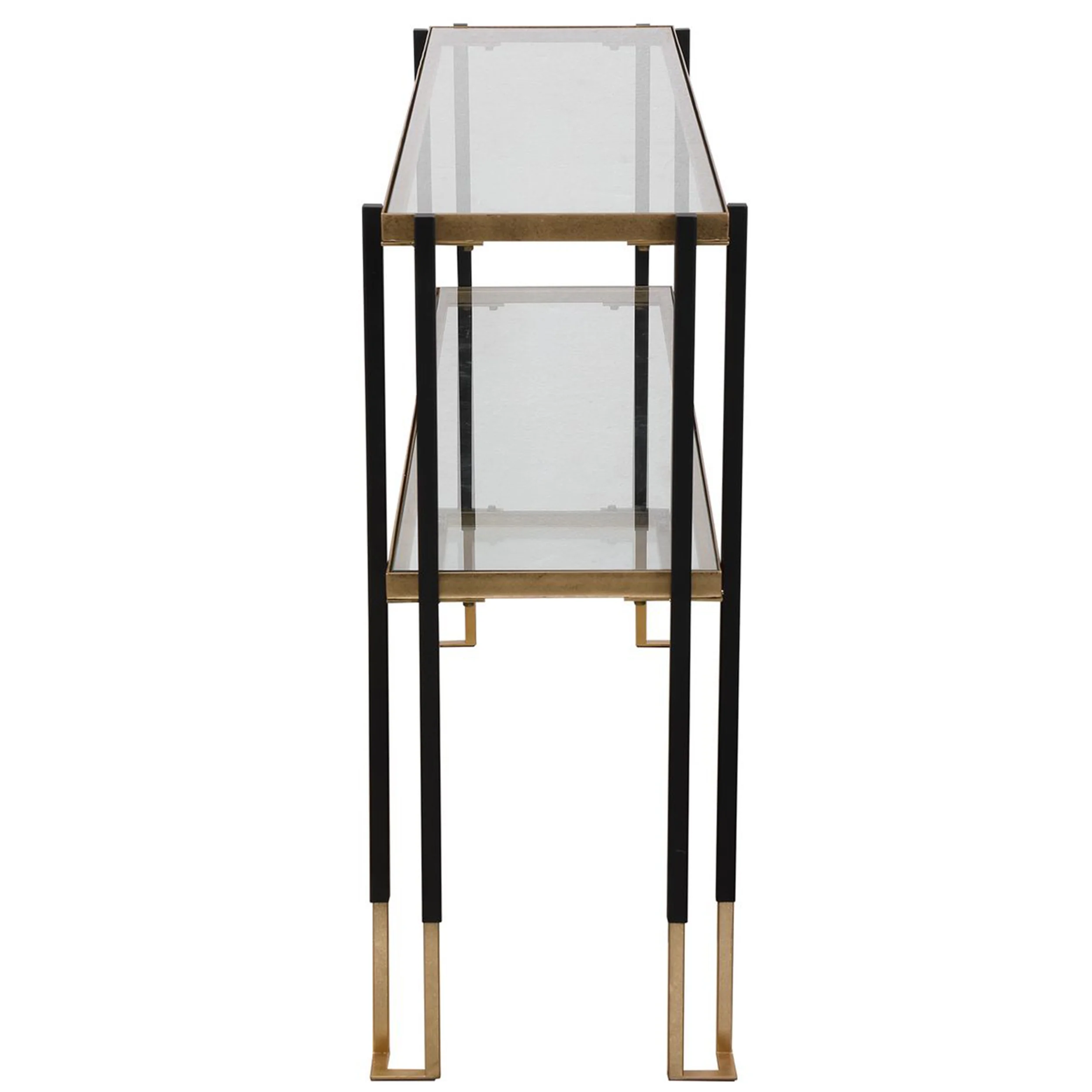 Kentmore Console Table, Black/Gold - Image 3