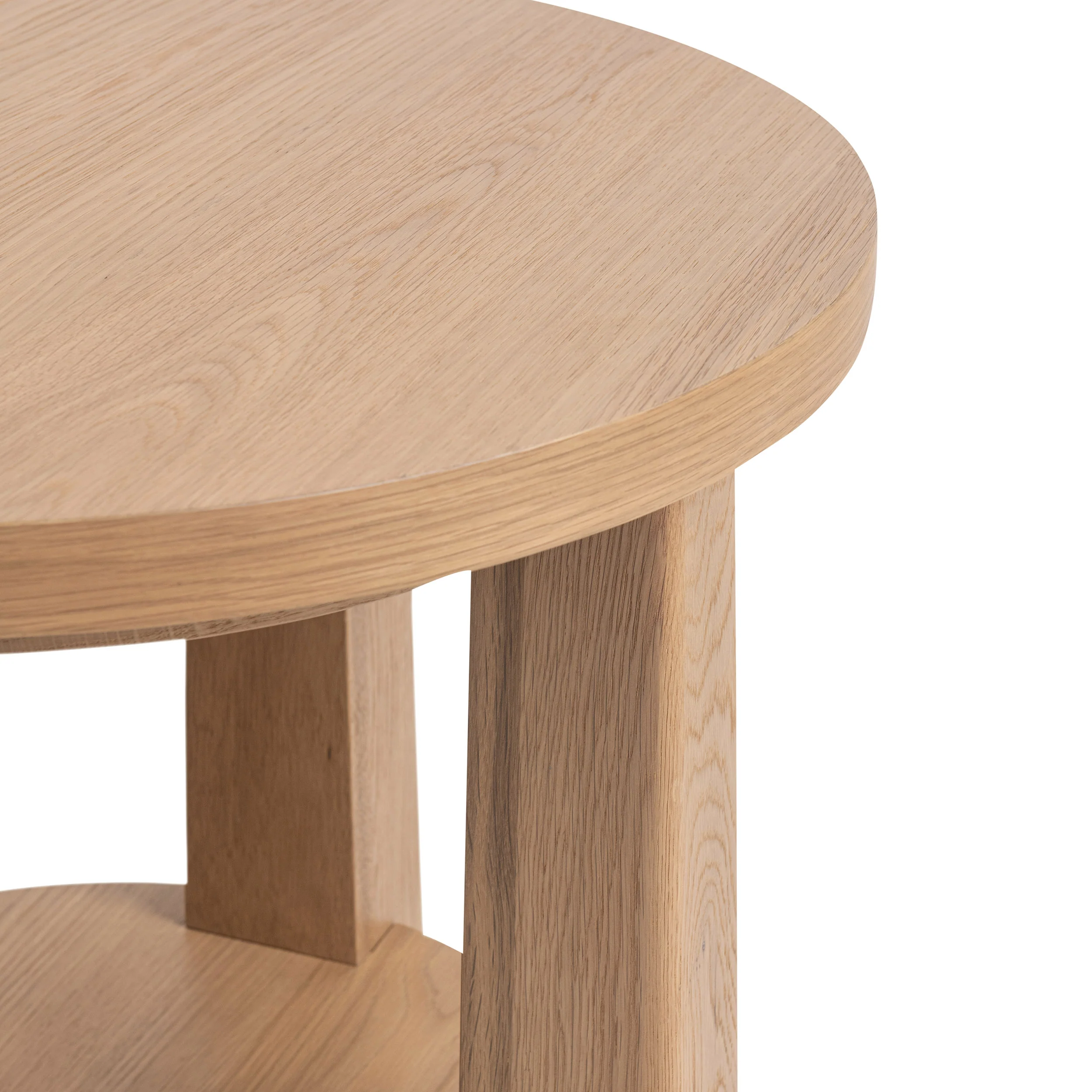 Kenzie Round End Table, Natural Mist - Image 4
