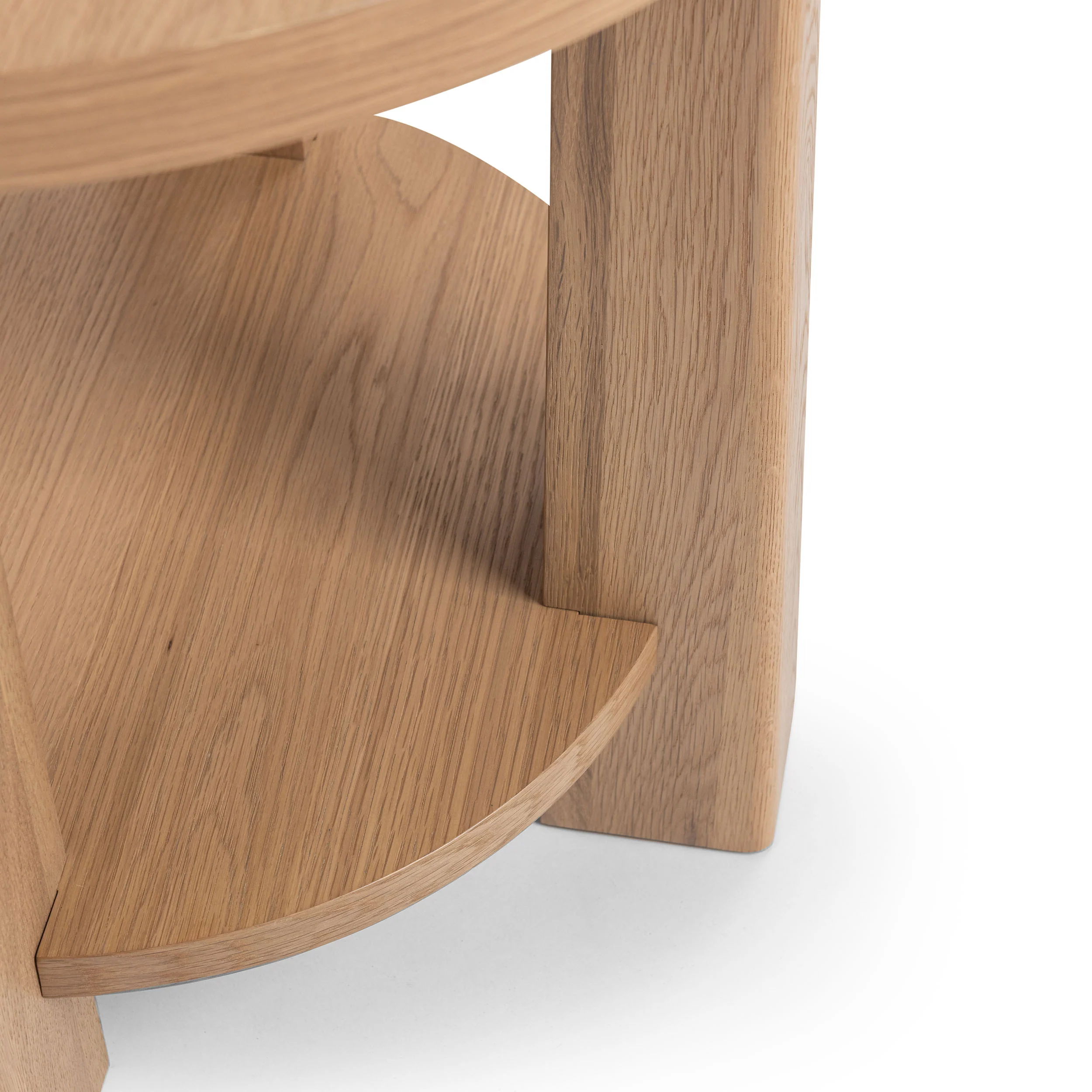 Kenzie Round End Table, Natural Mist - Image 5