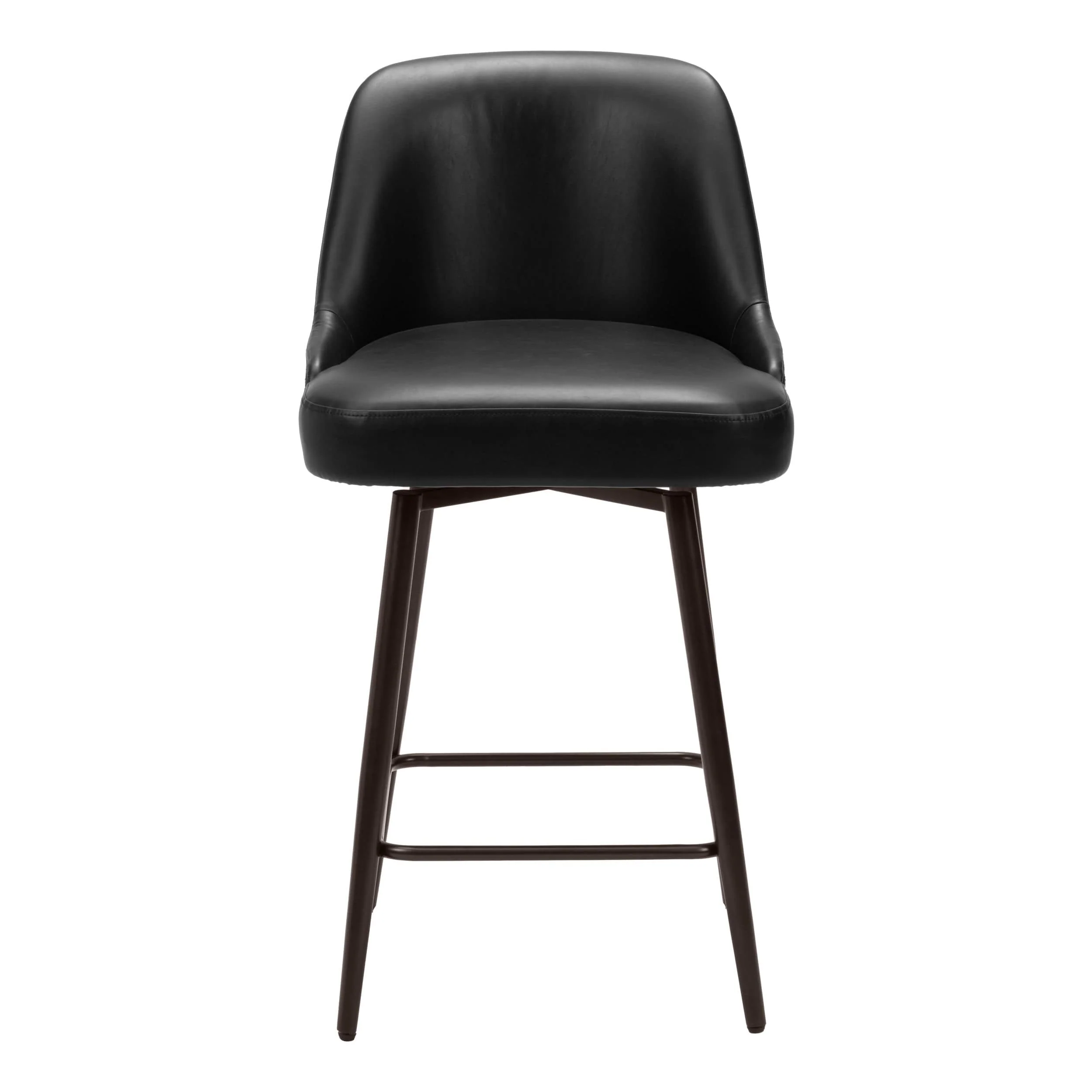 Keppel Swivel Counter Stool, Black - Image 2