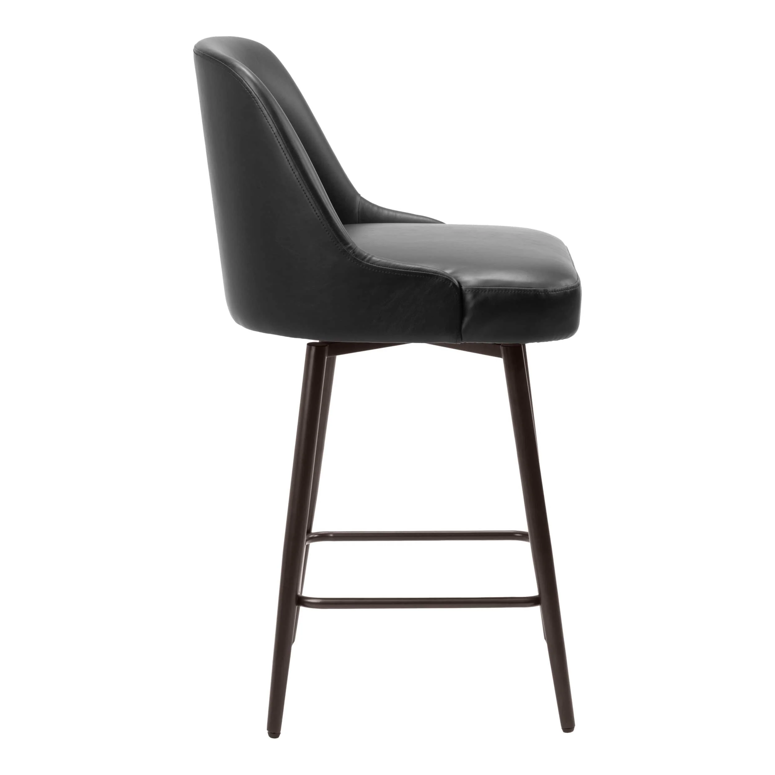 Keppel Swivel Counter Stool, Black - Image 3
