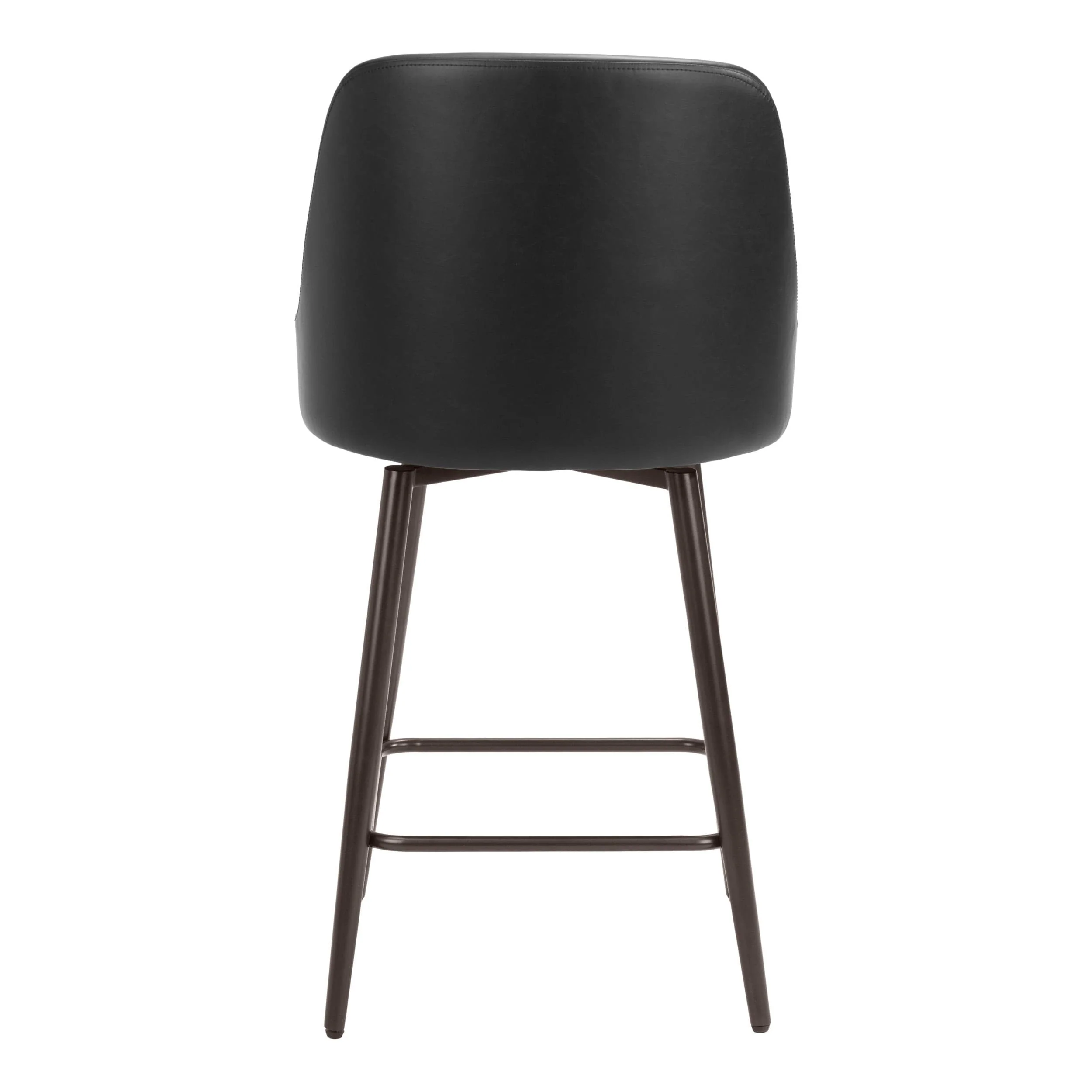Keppel Swivel Counter Stool, Black - Image 5