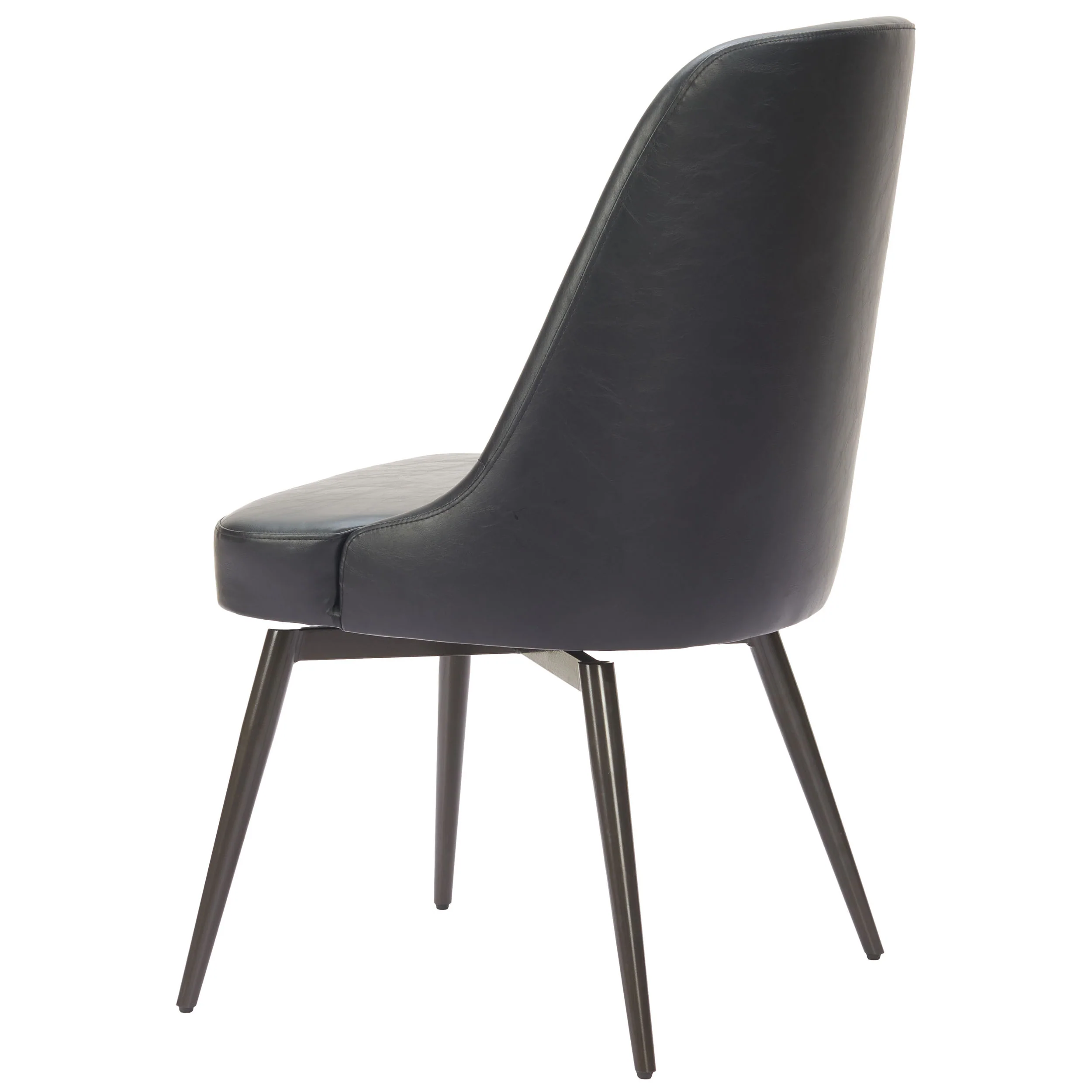 Keppel Swivel Dining Chair, Black, Set of 2 - Image 4