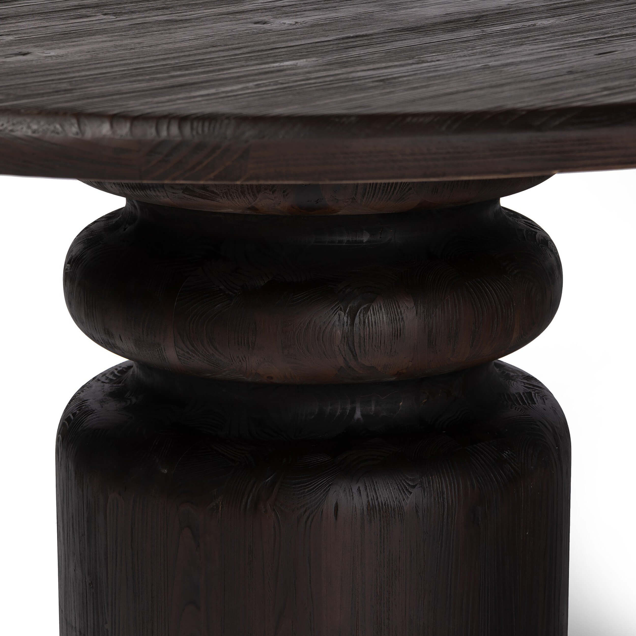 Kerrville Round Dining Table, Burnt Pine - Image 5