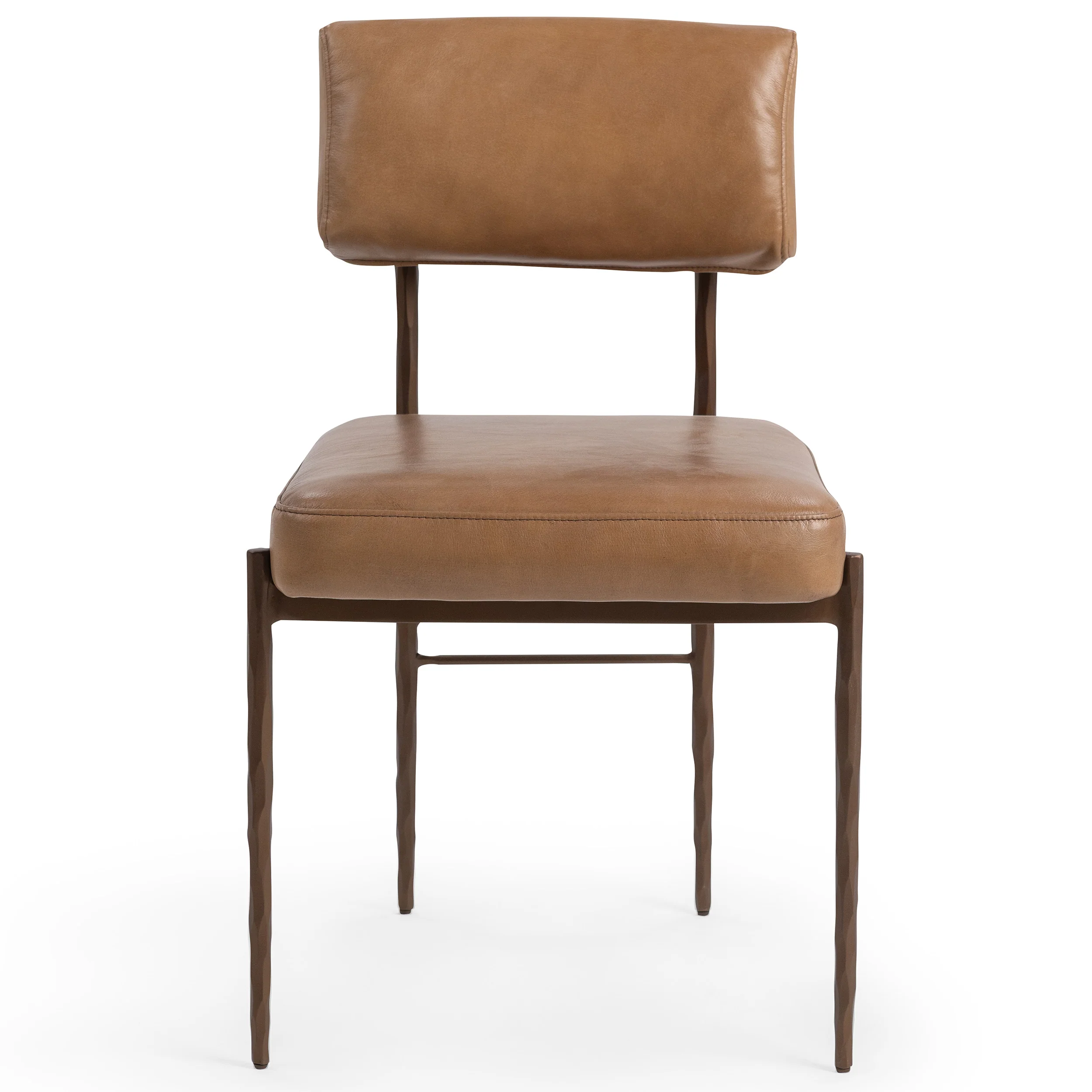 Kester Leather Dining Chair Set of 2, Tan - Image 2
