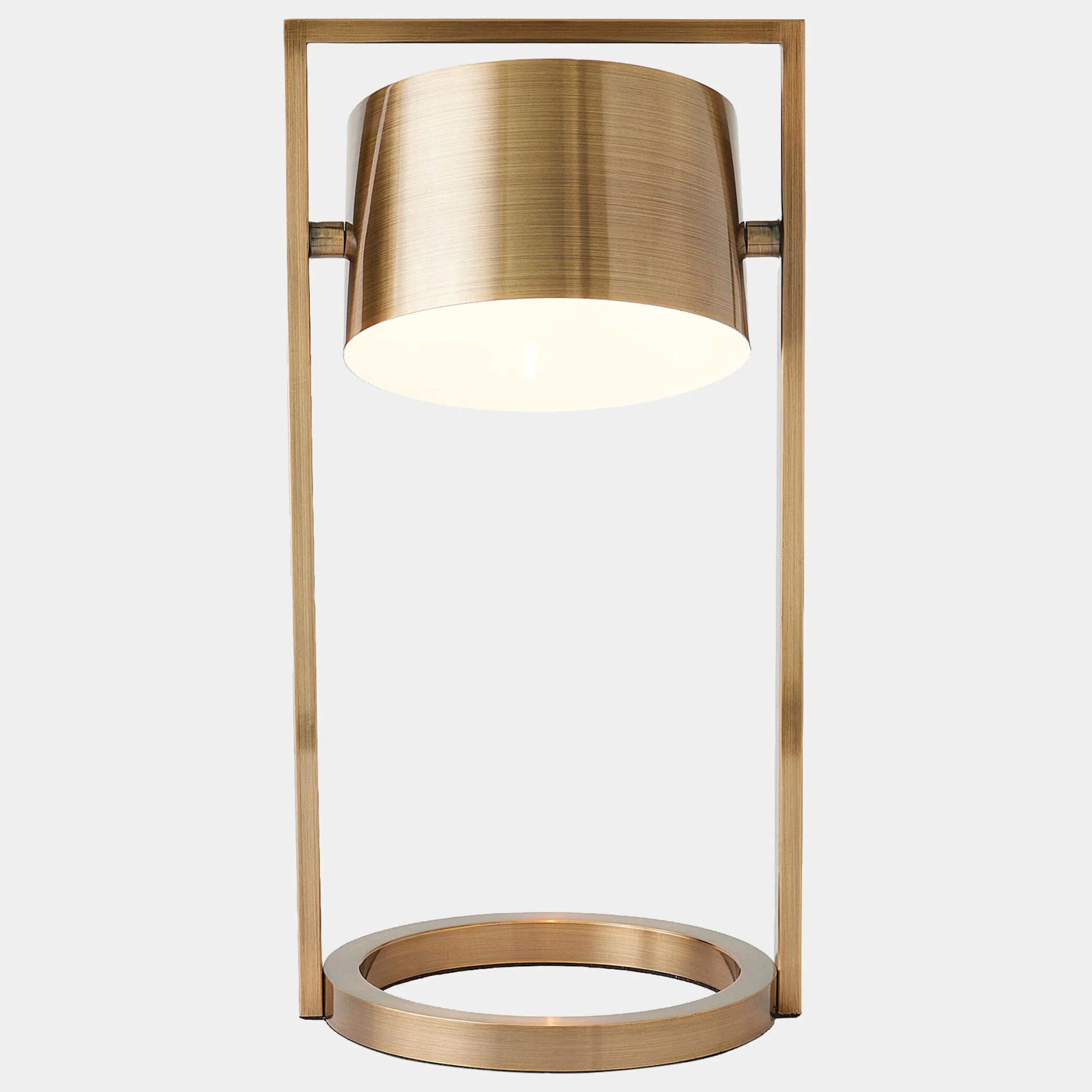 Key Light Table Lamp, Antique Brass - Image 6