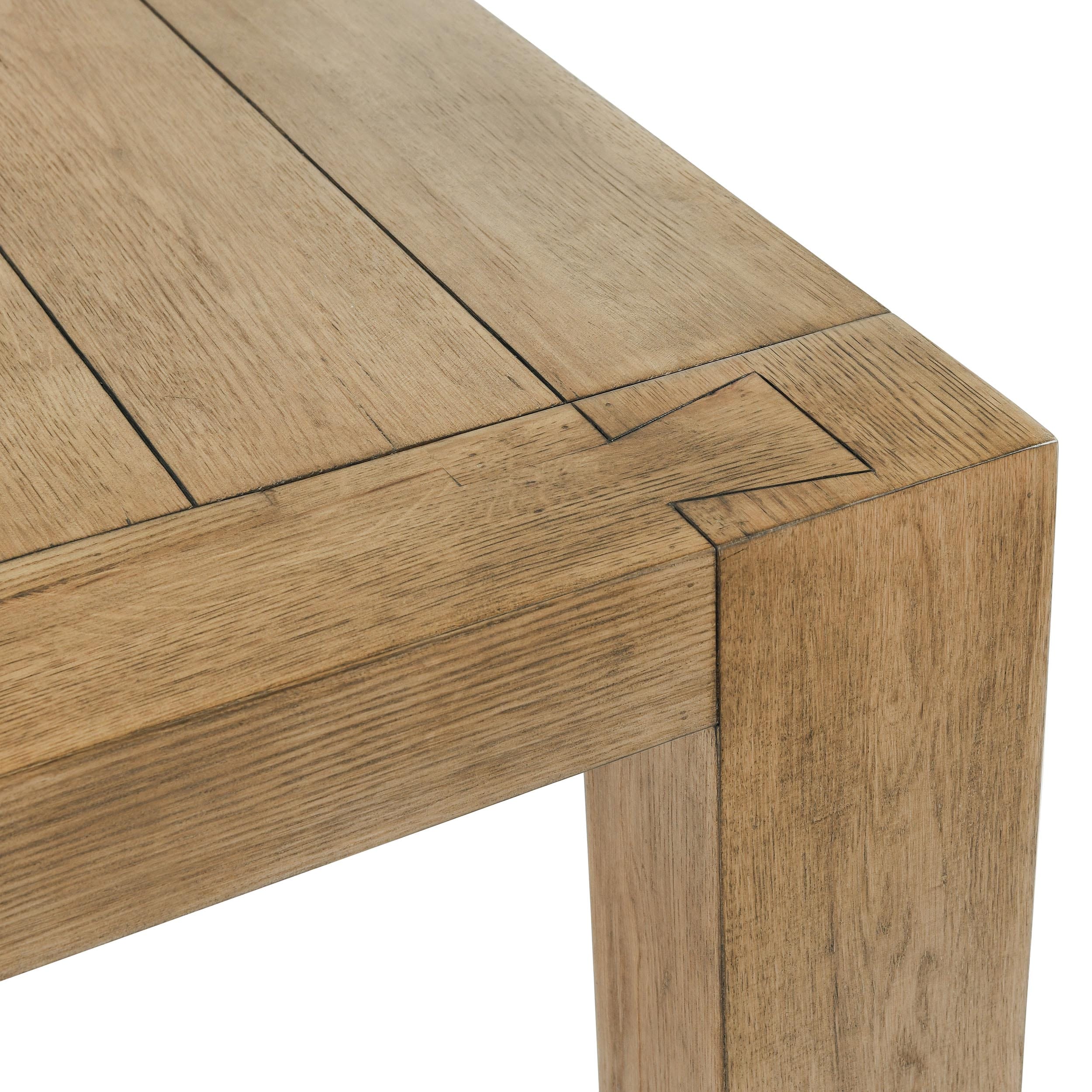 Kingston Rectangular Dining Table, Cafe Brown - Image 4