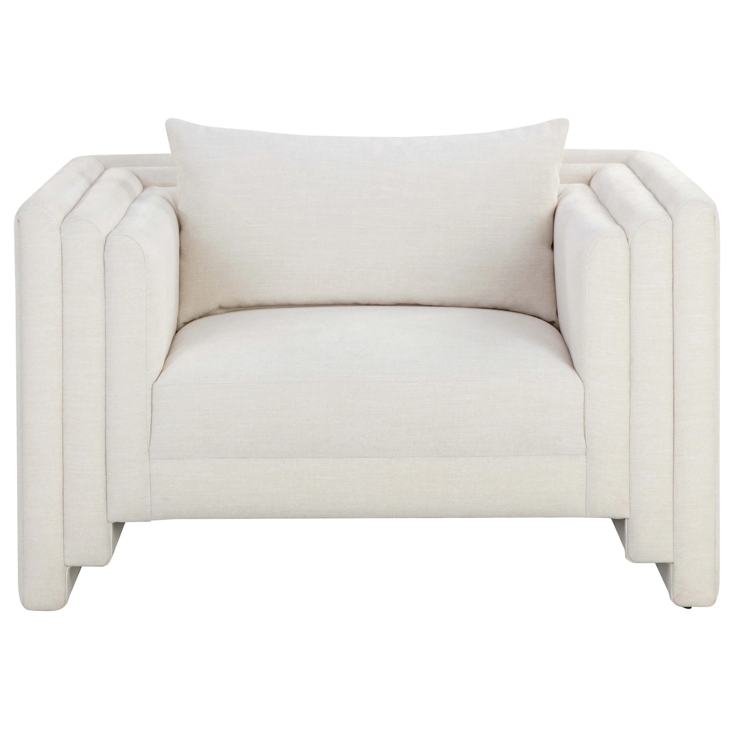 Kira Chair, Heather Ivory Tweed - Image 2
