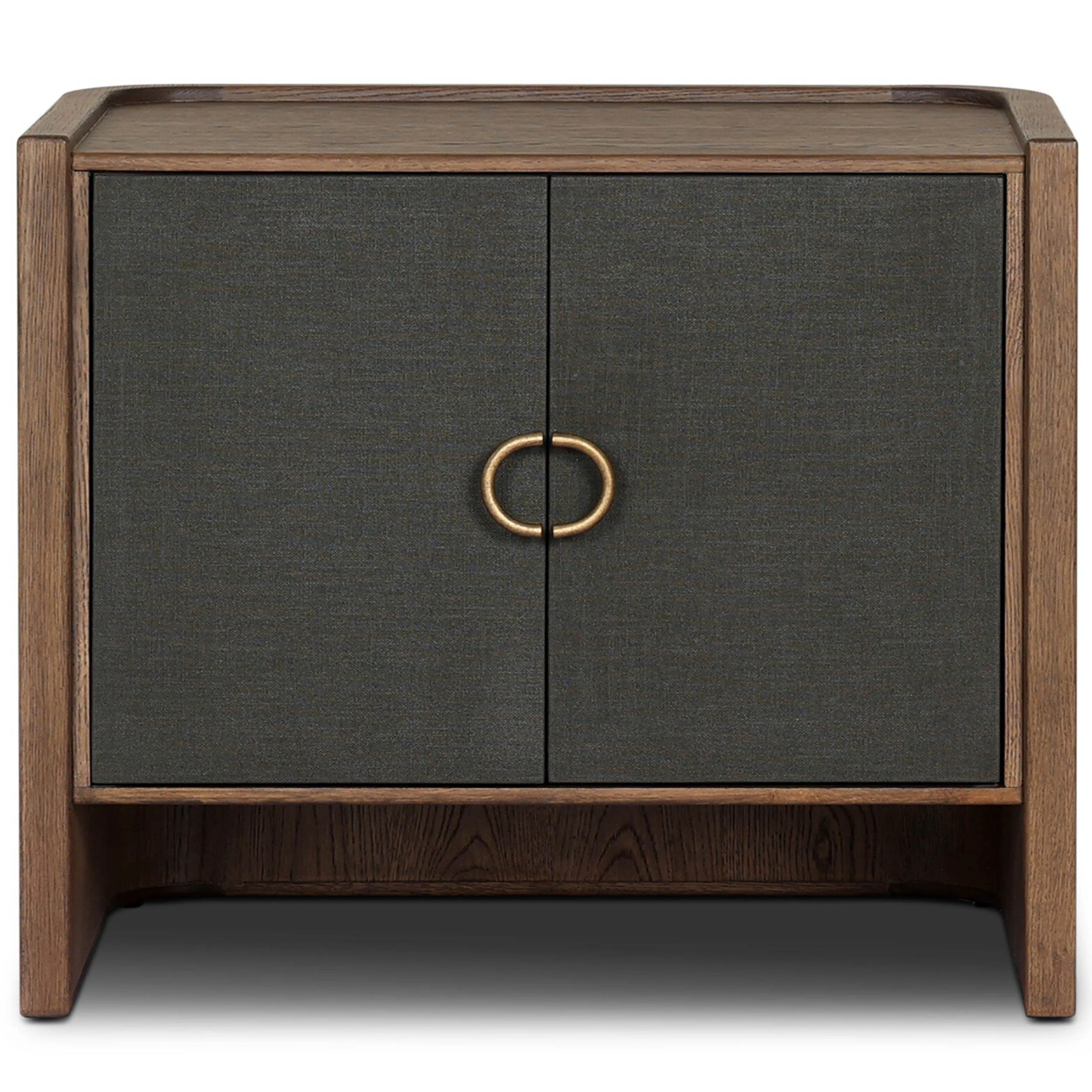 Kiran Nightstand, Dark Green by Four Hands - Image 2