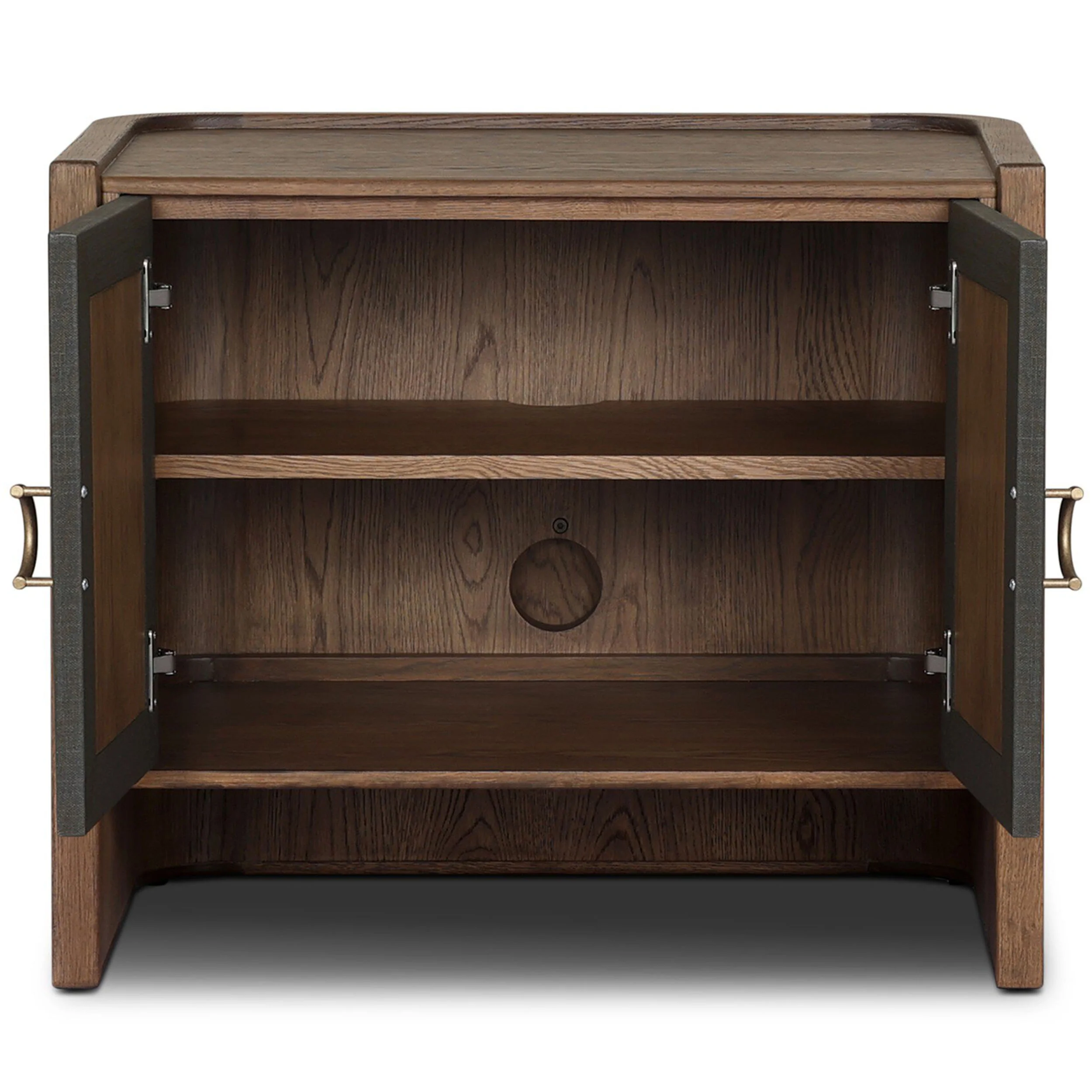 Kiran Nightstand, Dark Green by Four Hands - Image 5